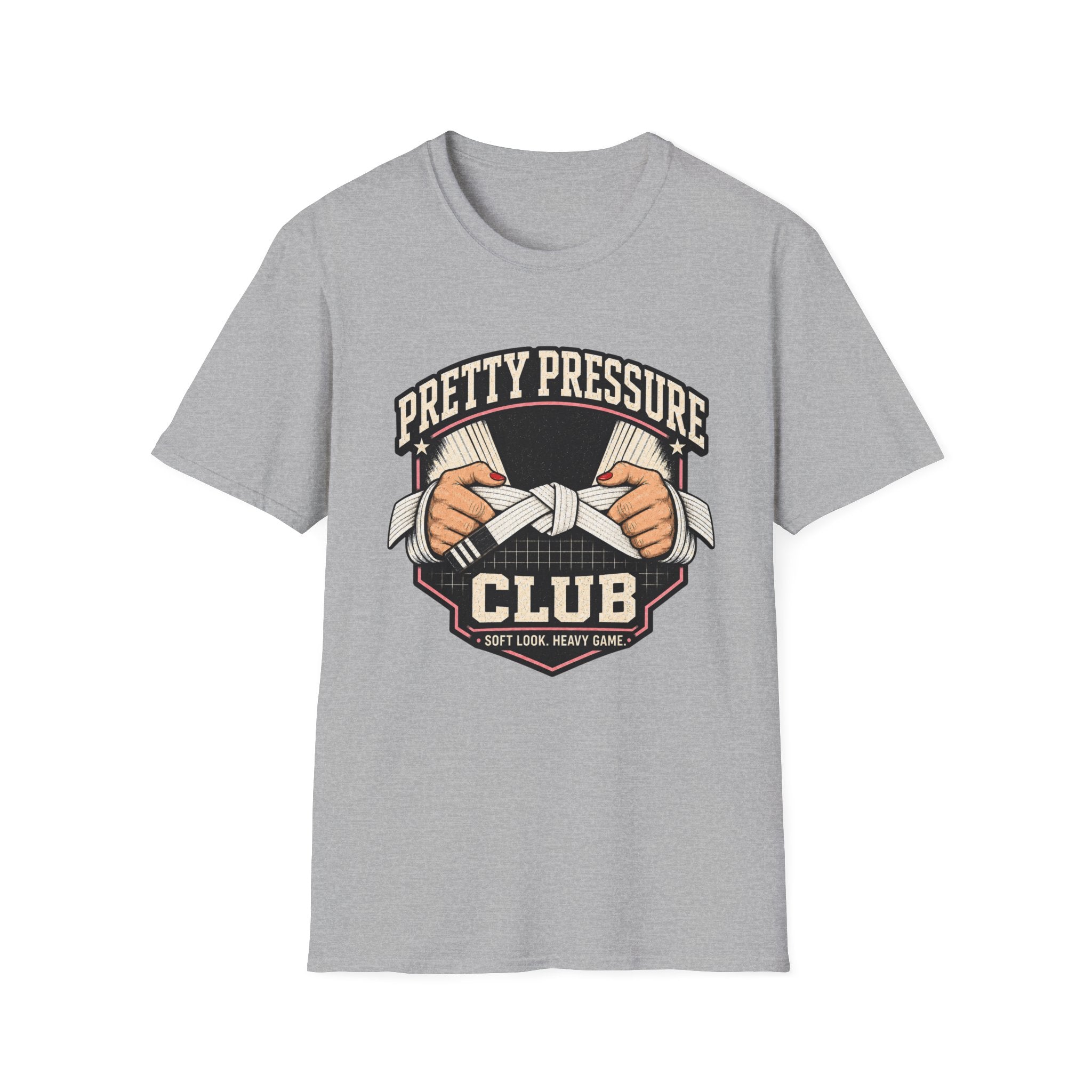 Pretty Pressure White Belt T-Shirt