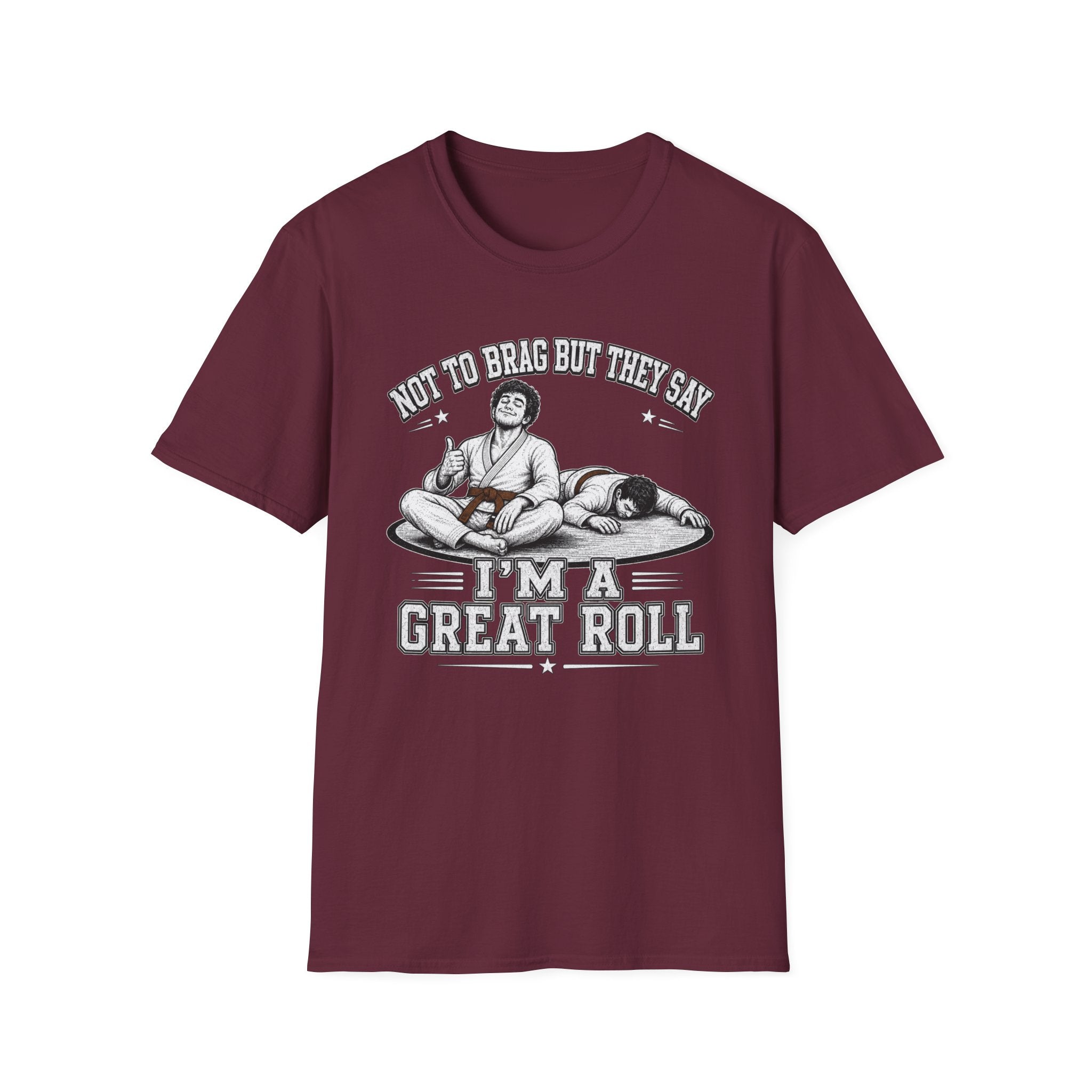 Not to brag M Brown Belt T-Shirt