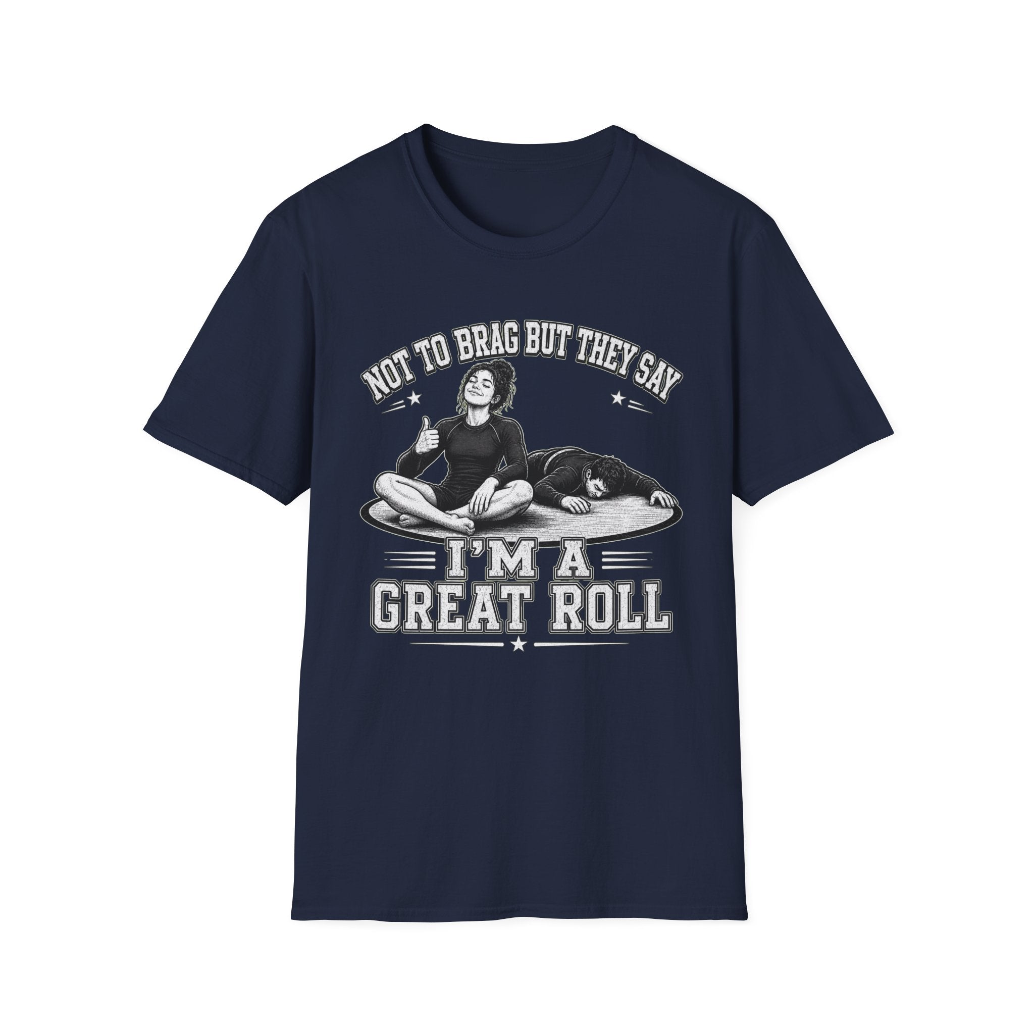 Not to brag W White Belt T-Shirt