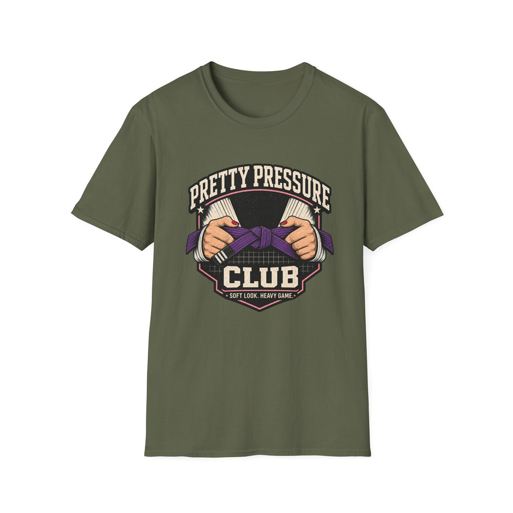 Pretty Pressure White Belt T-Shirt