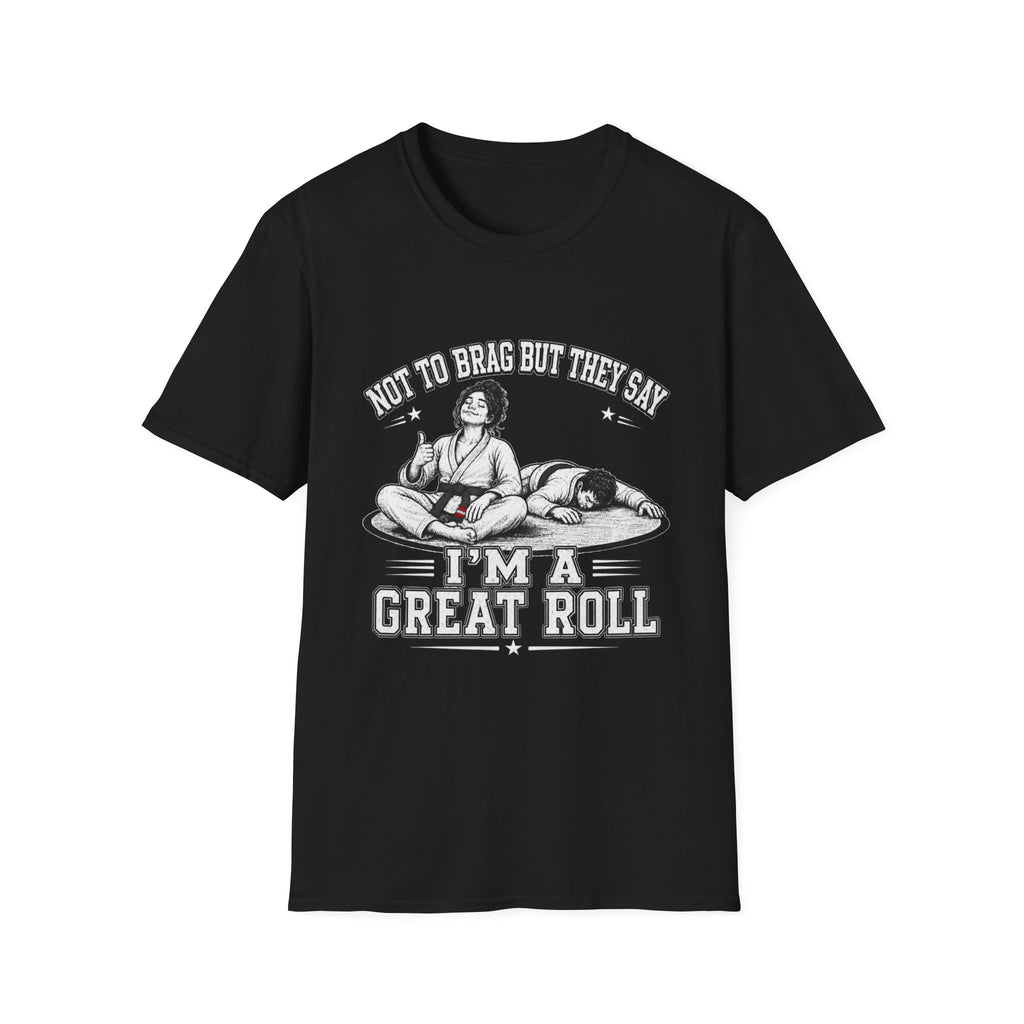 Not to brag W Black Belt T-Shirt