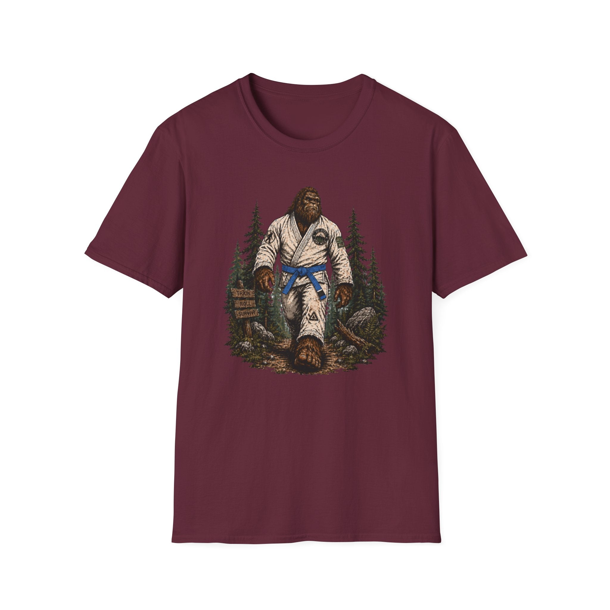 Bigfoot Forrest Blue Belt T-Shirt