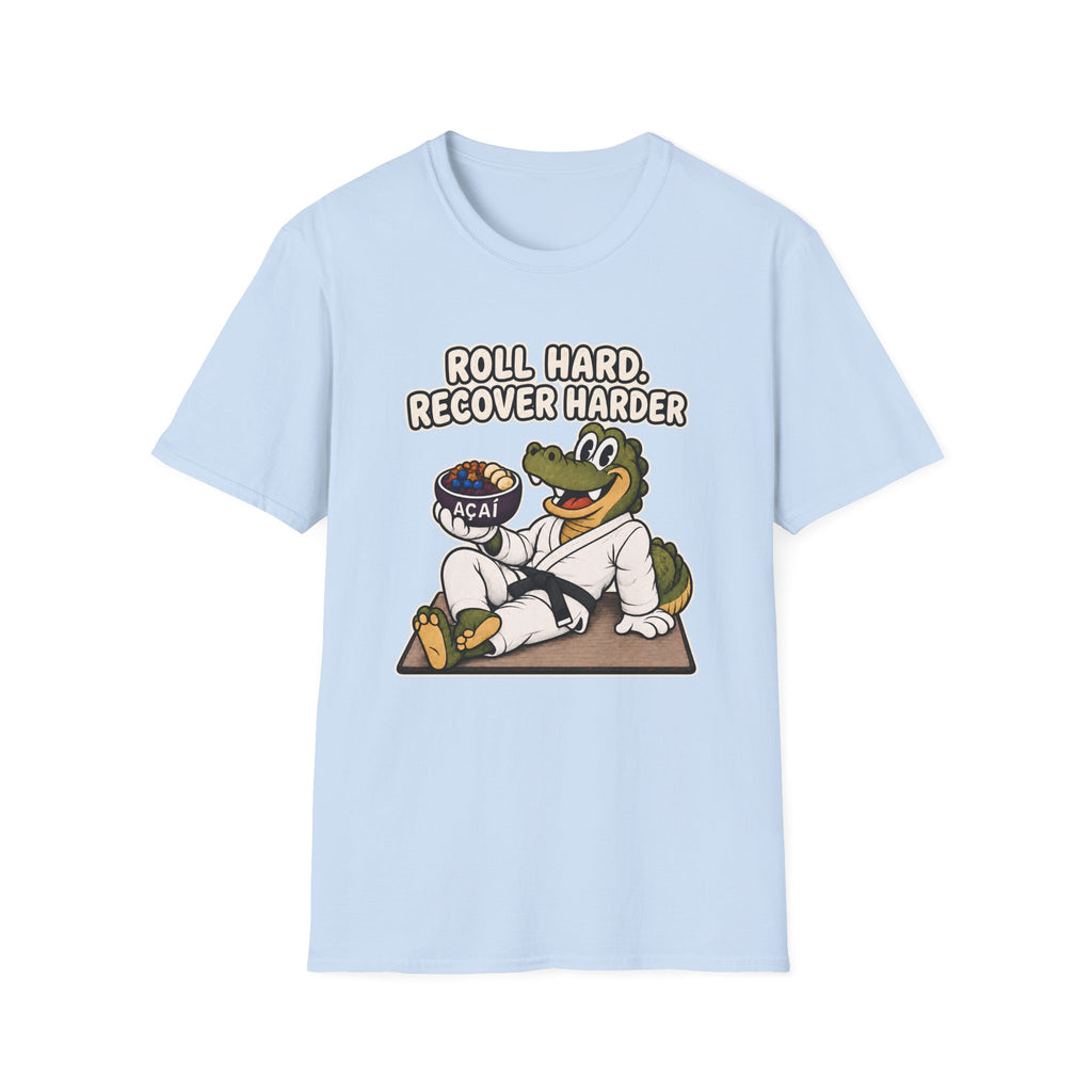 Roll Hard Black Belt T-Shirt