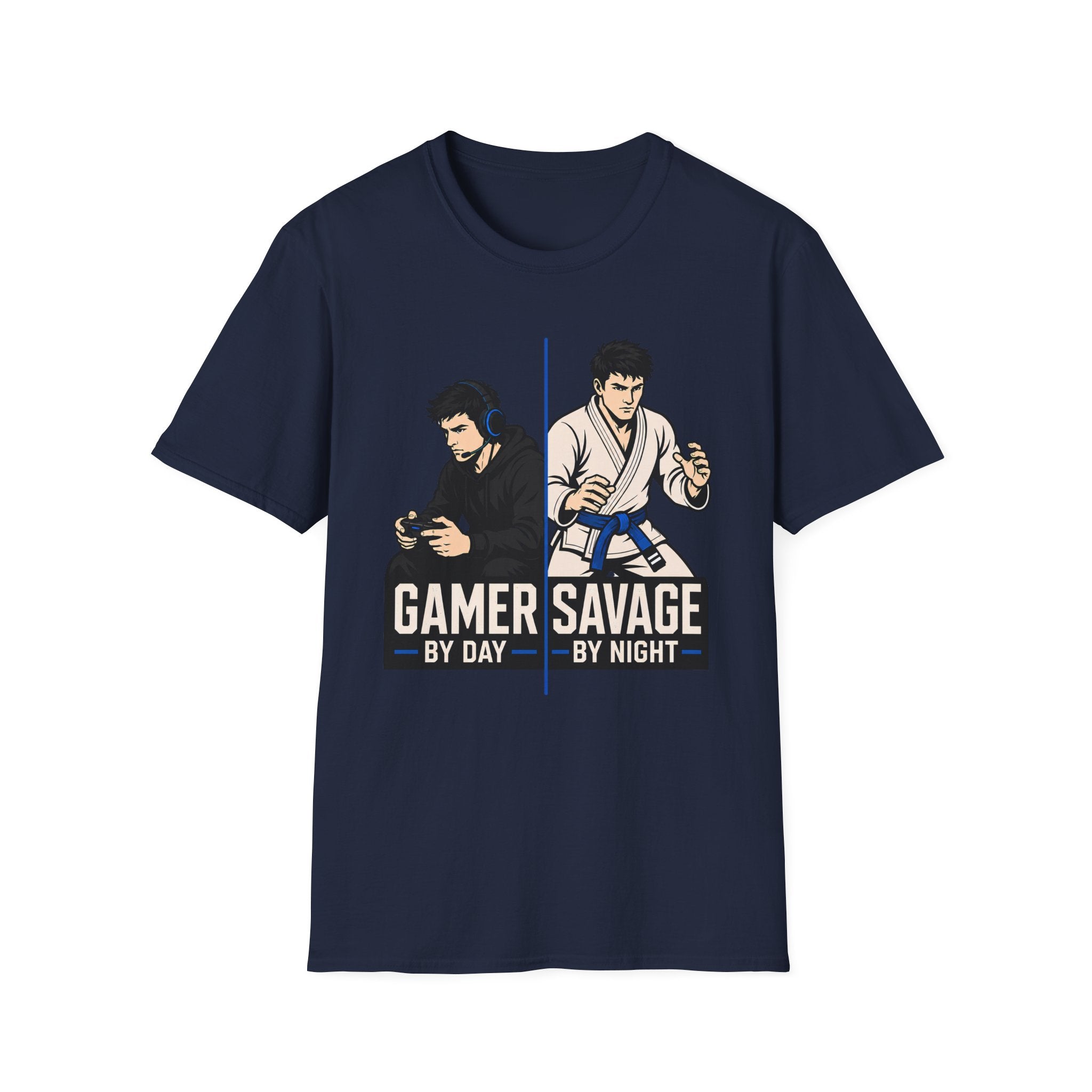 Gamer by Day Blue Belt T-Shirt