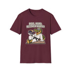 Roll Hard Black Belt T-Shirt