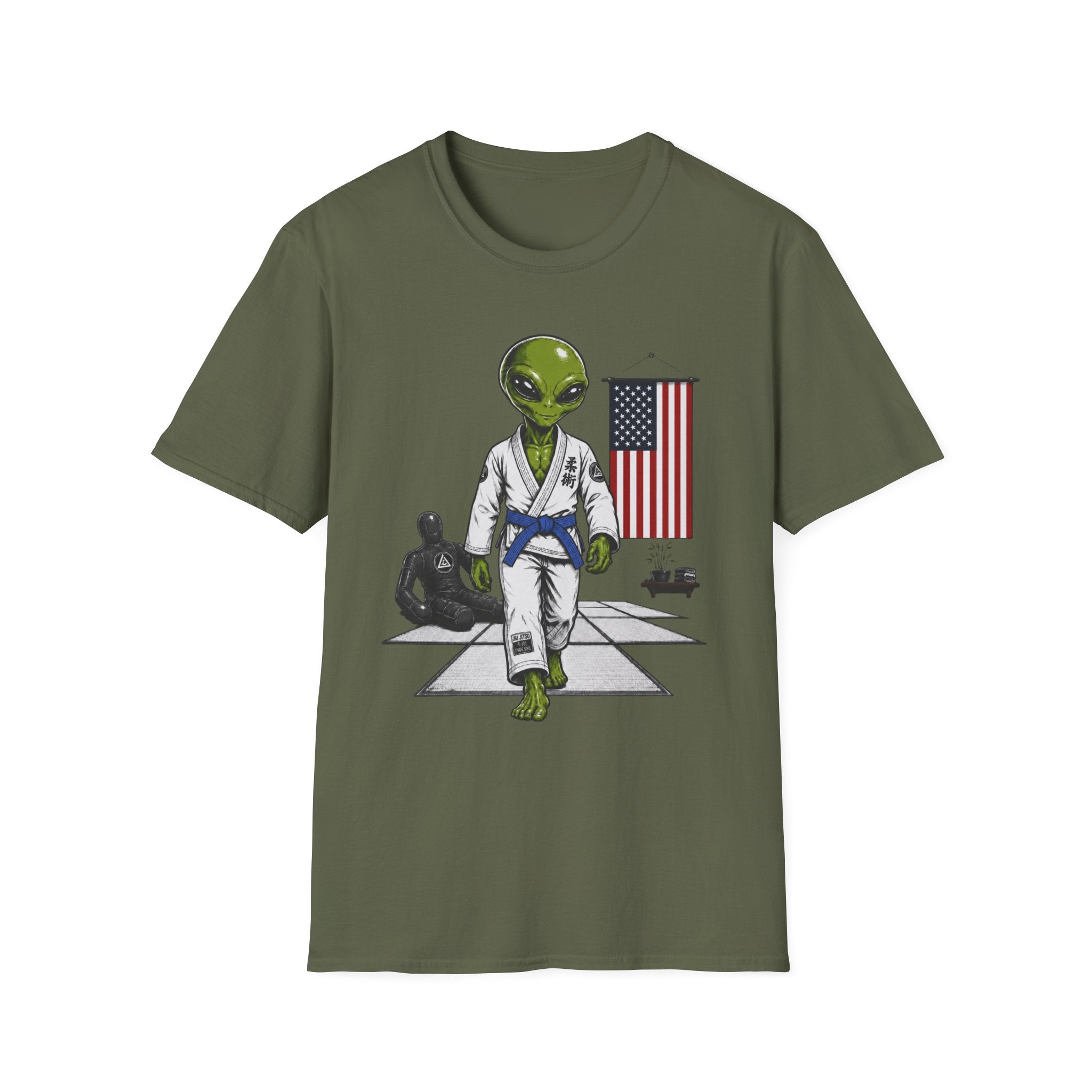 Alien Gym Blue Belt T-Shirt