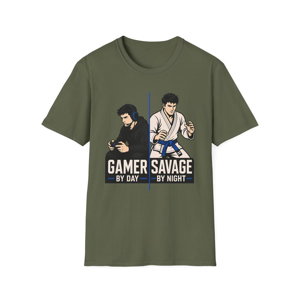 Gamer by Day Blue Belt T-Shirt