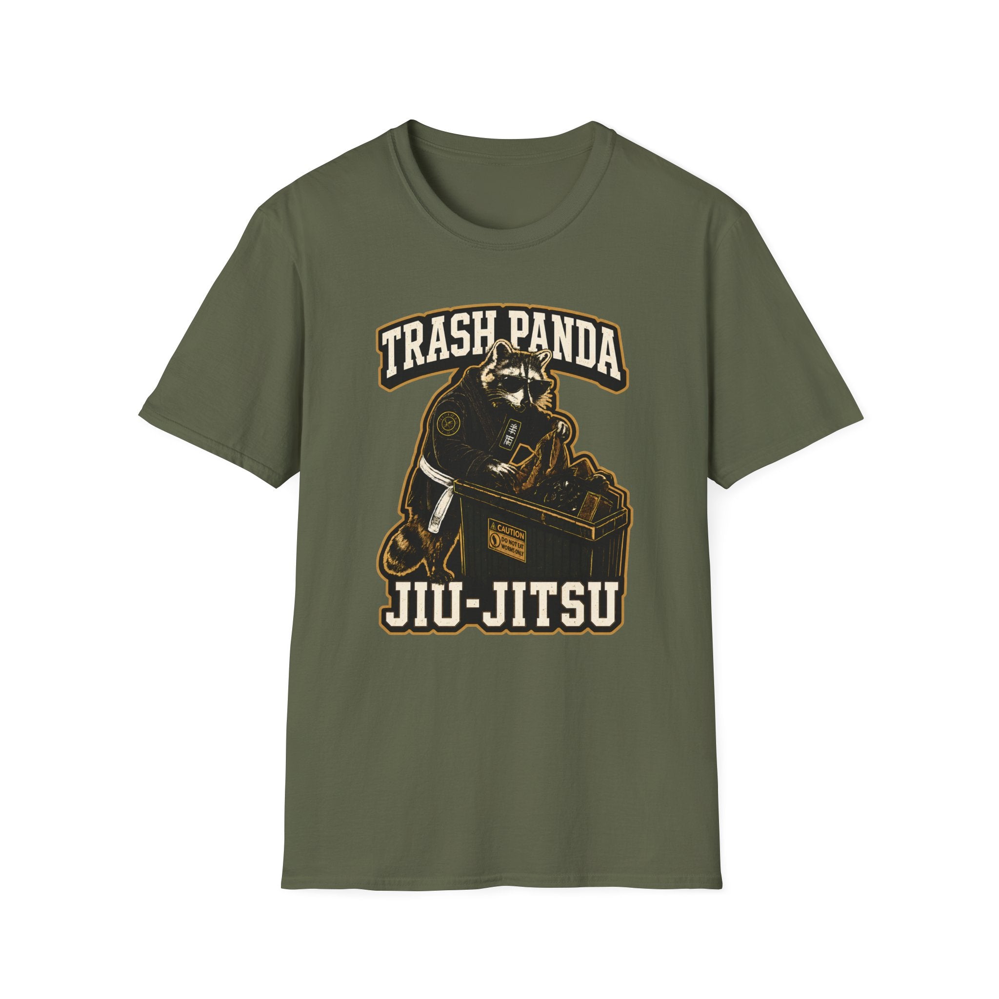 Trash Panda White Belt T-Shirt