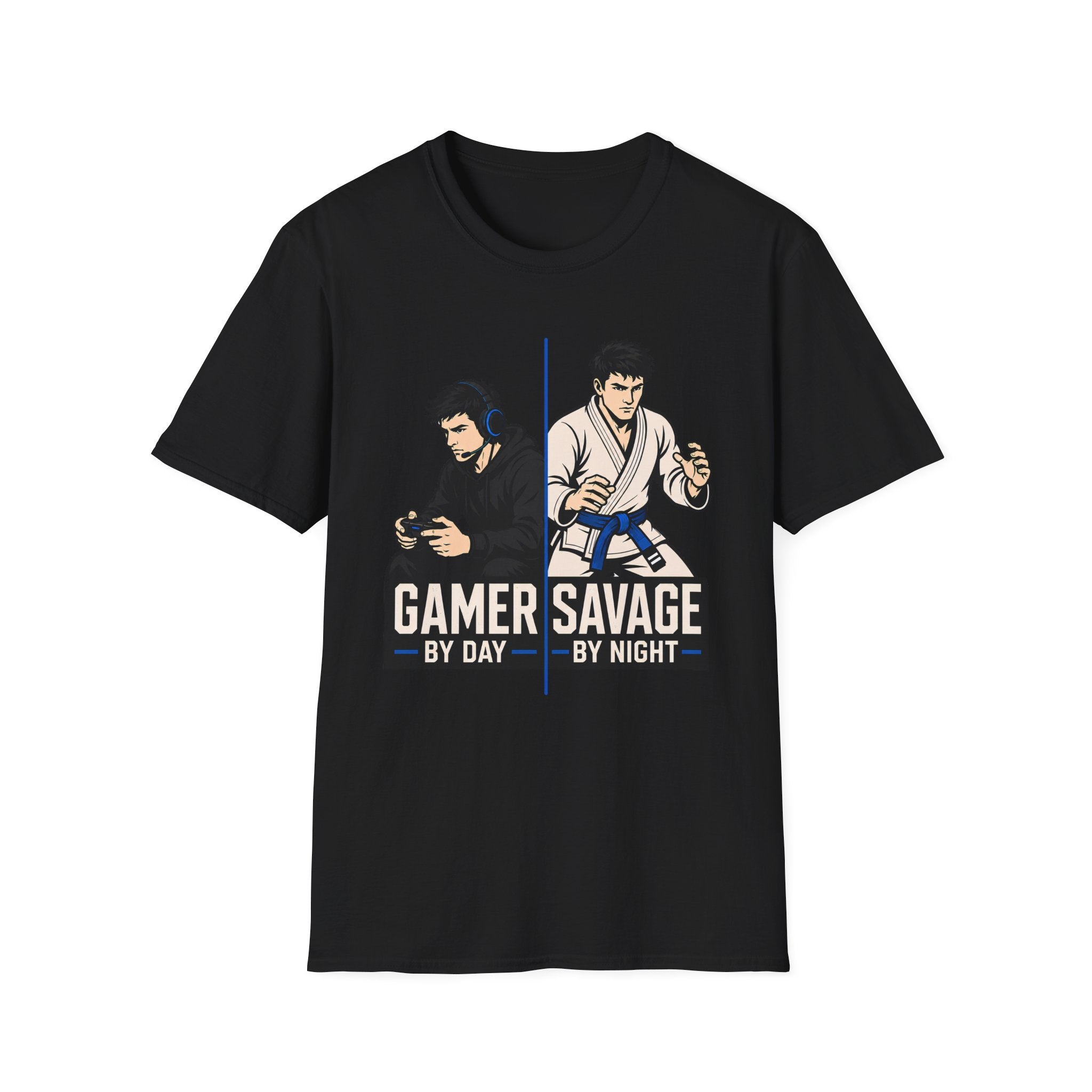 Gamer by Day Blue Belt T-Shirt