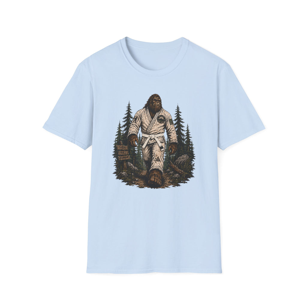 Bigfoot Forrest White Belt T-Shirt