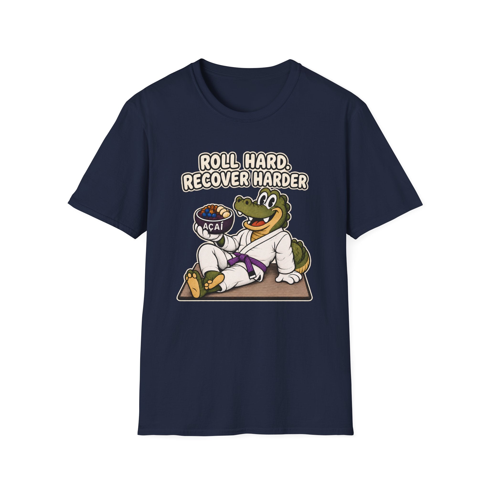 Roll Hard Purple Belt T-Shirt