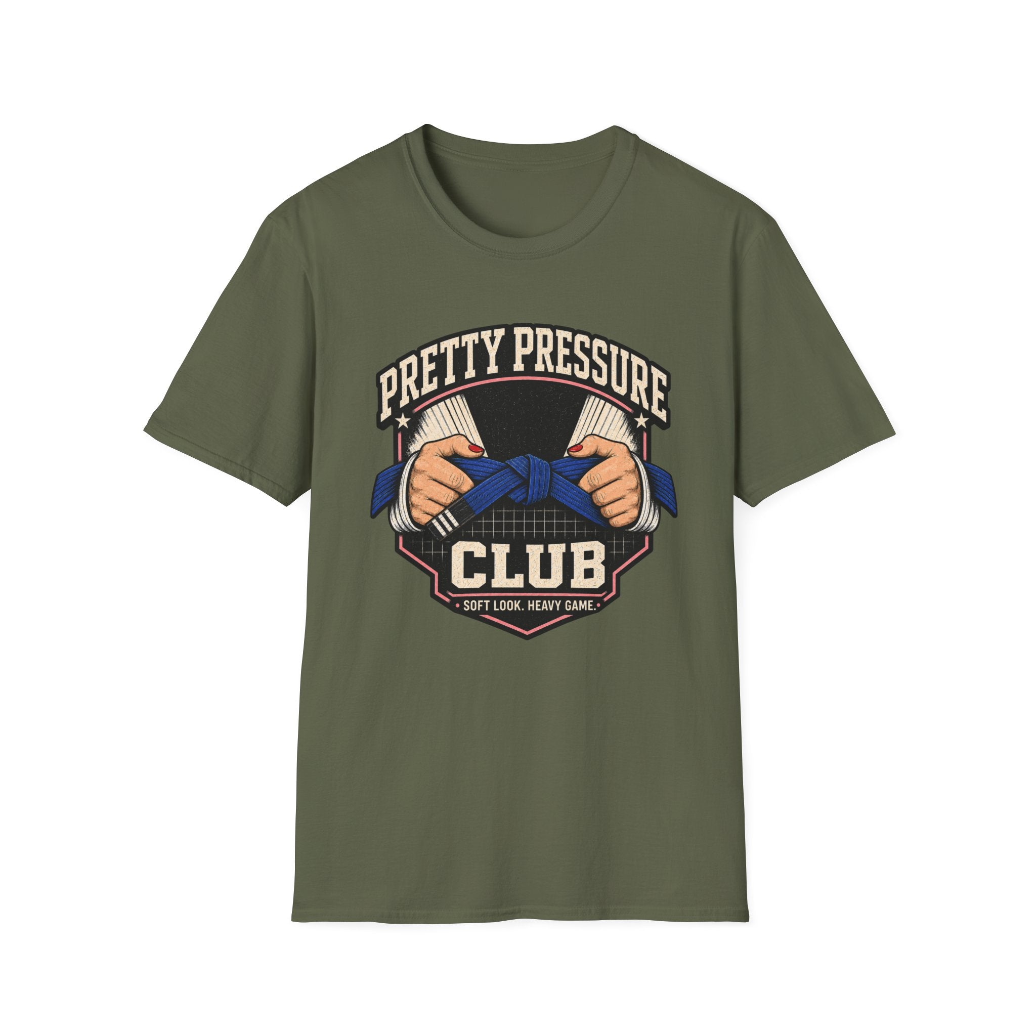 Pretty Pressure Blue Belt T-Shirt