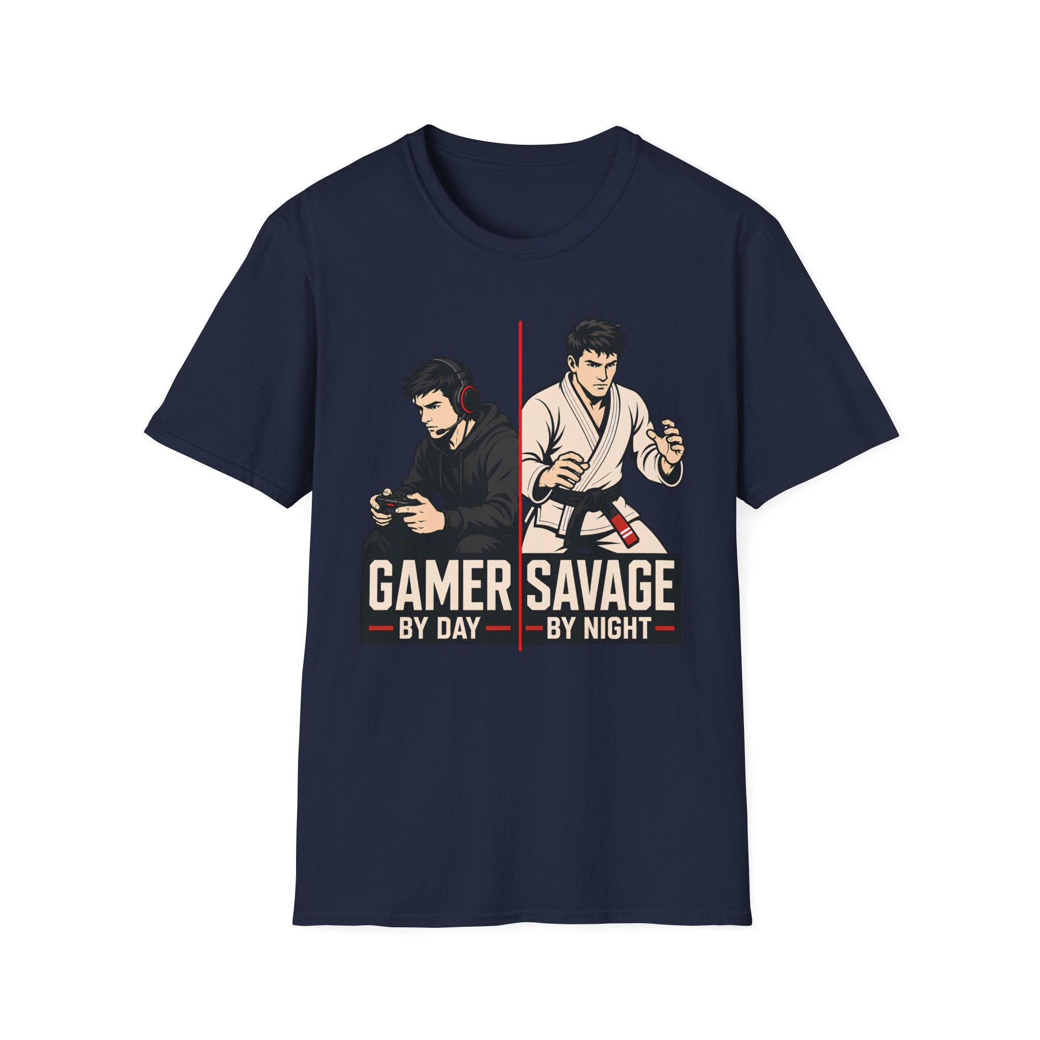 Gamer by Day Black Belt T-Shirt