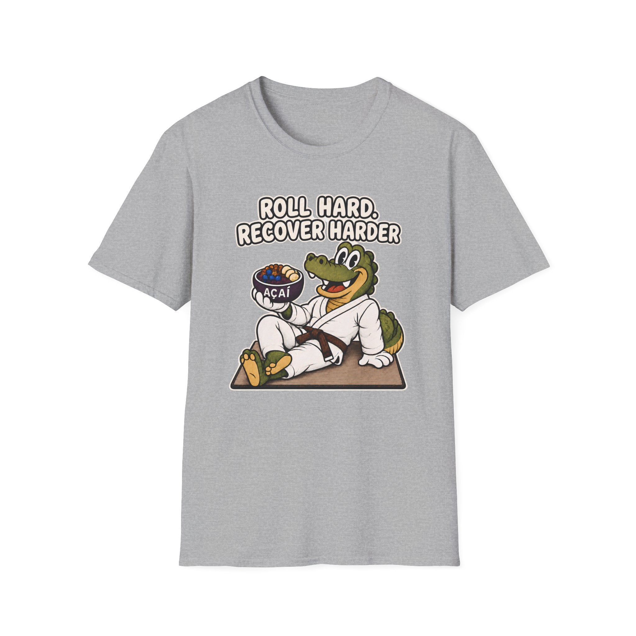 Roll Hard Brown Belt T-Shirt