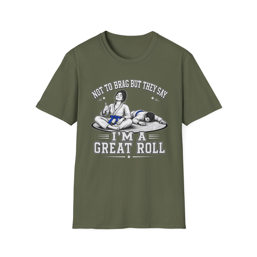 Not to brag W Blue Belt T-Shirt