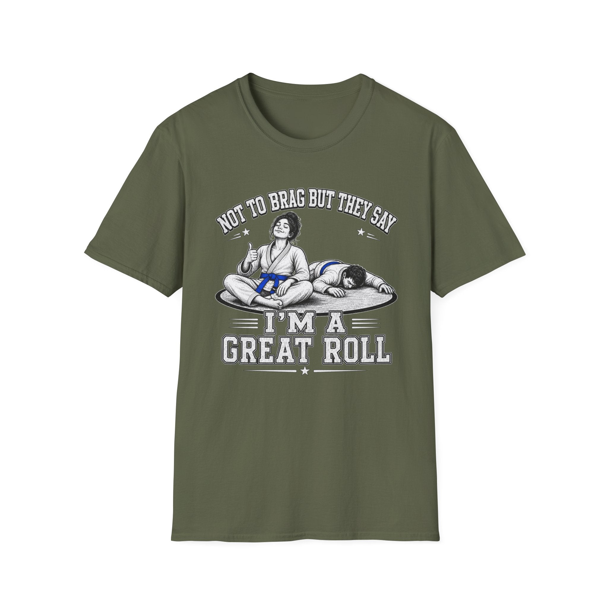 Not to brag W Blue Belt T-Shirt