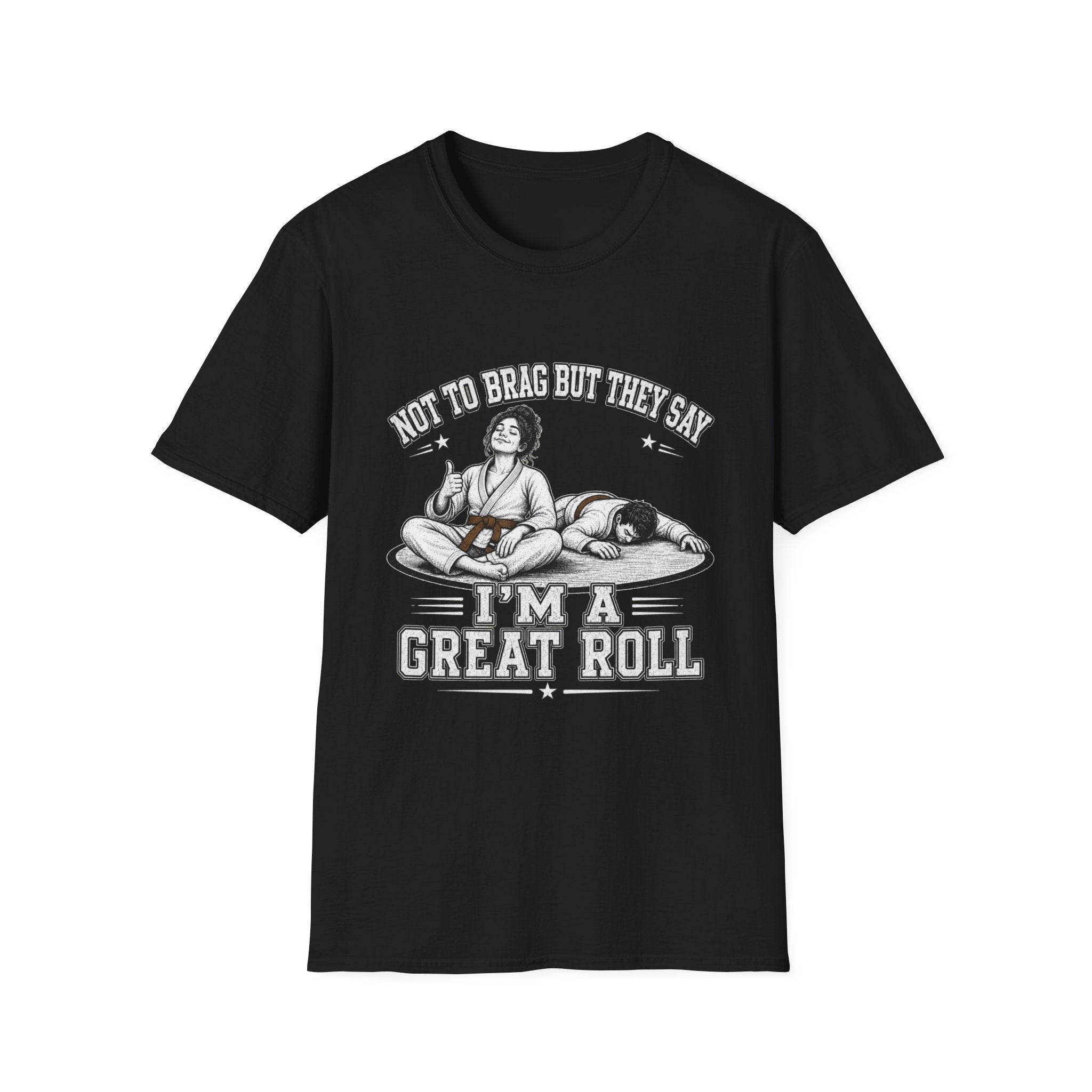 Not to brag W Brown Belt T-Shirt