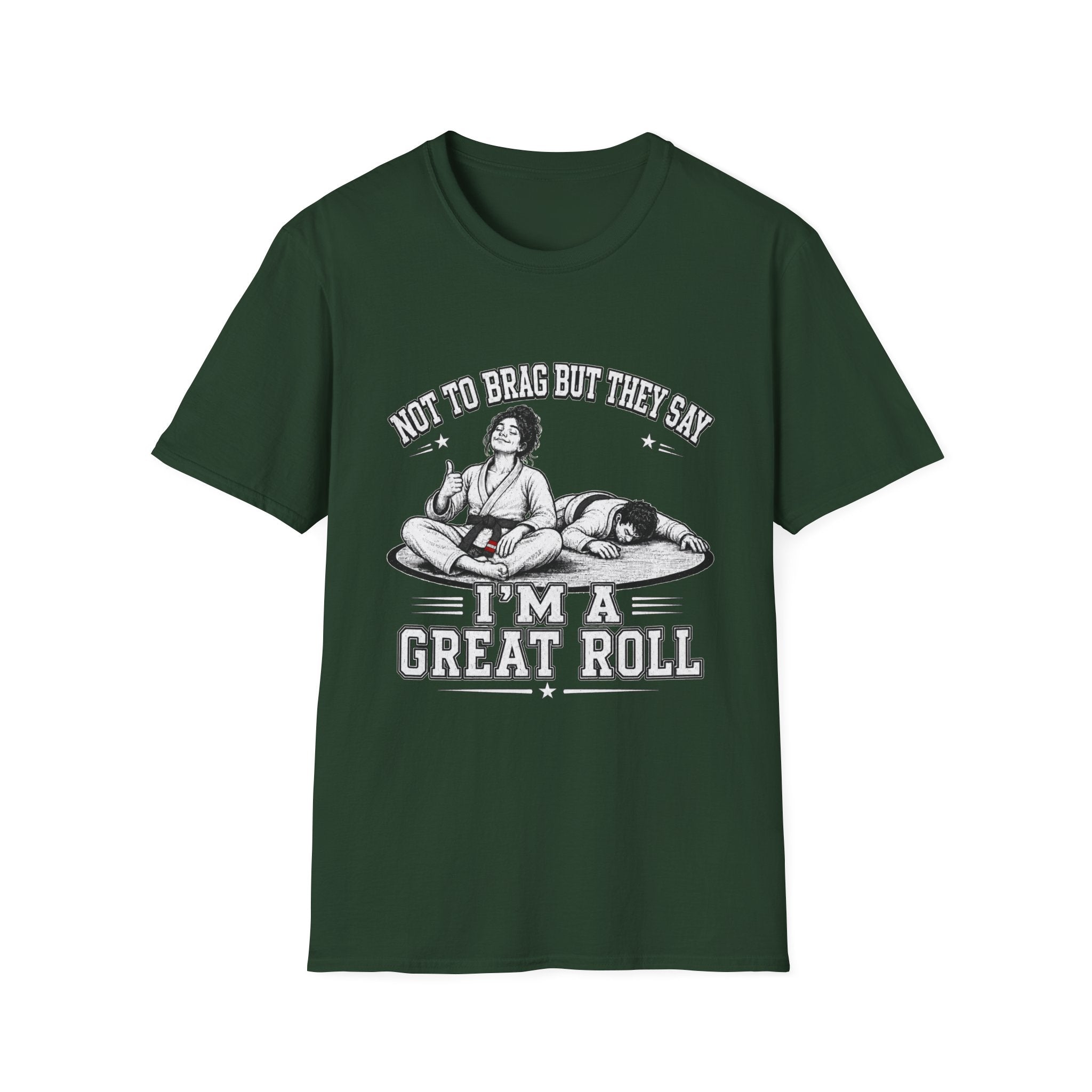 Not to brag W Black Belt T-Shirt