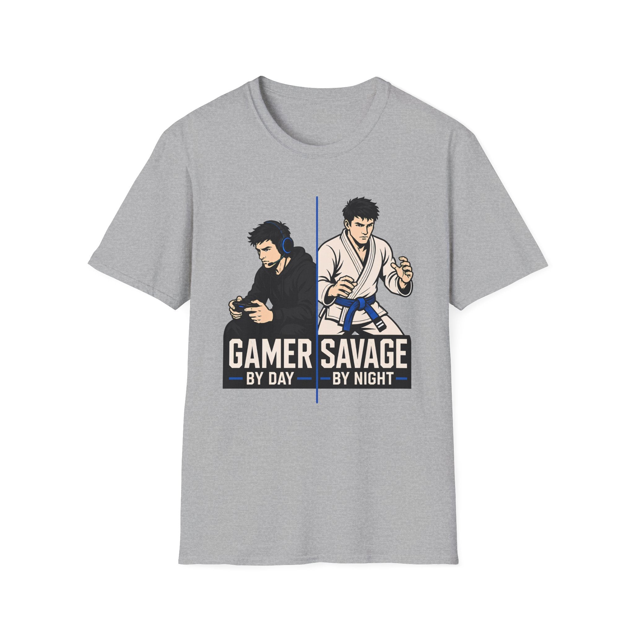Gamer by Day Blue Belt T-Shirt