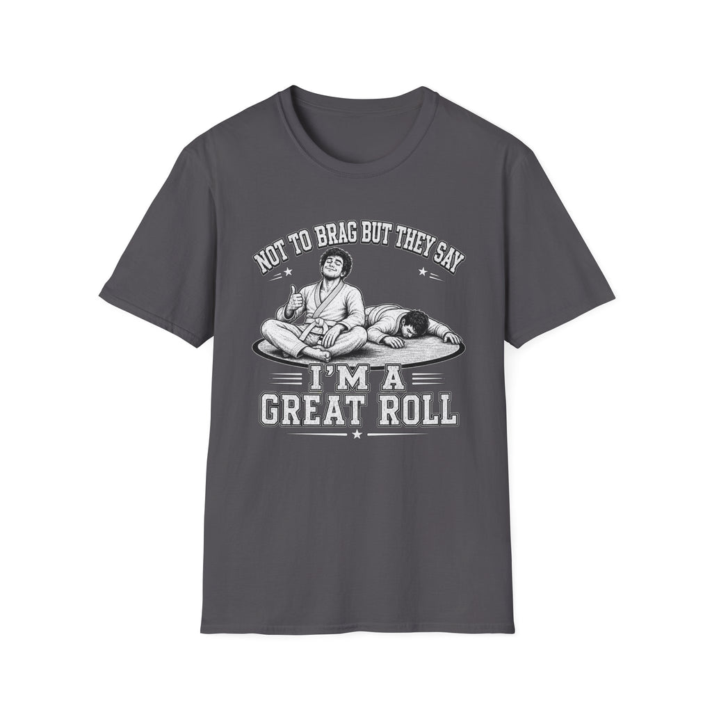 Not to brag M White Belt T-Shirt