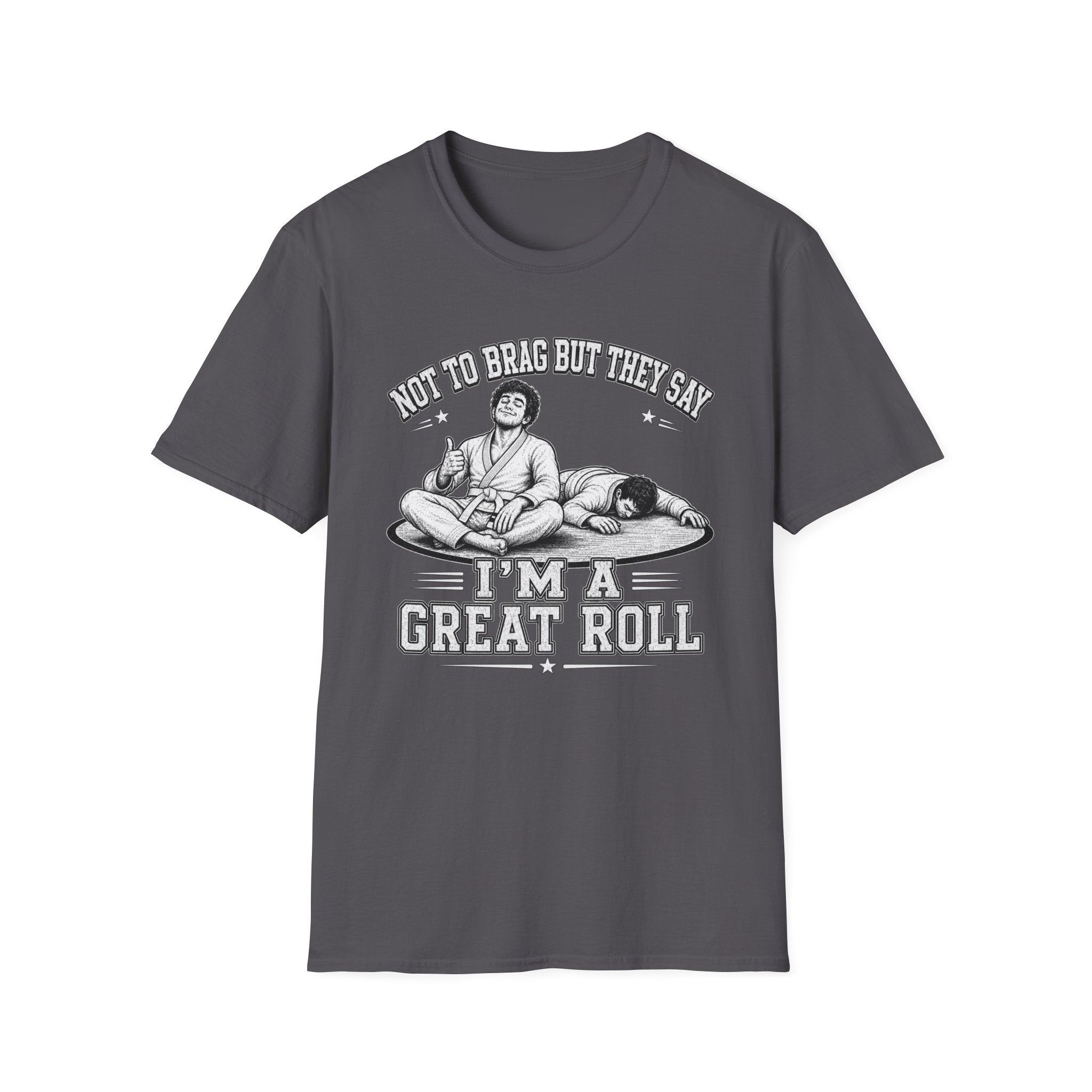 Not to brag M White Belt T-Shirt