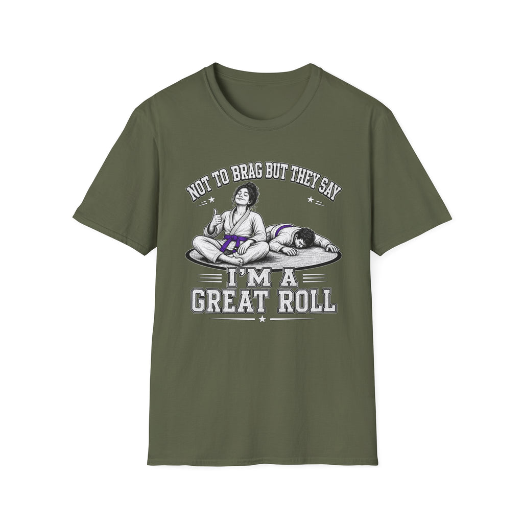 Not to brag W Black Belt T-Shirt