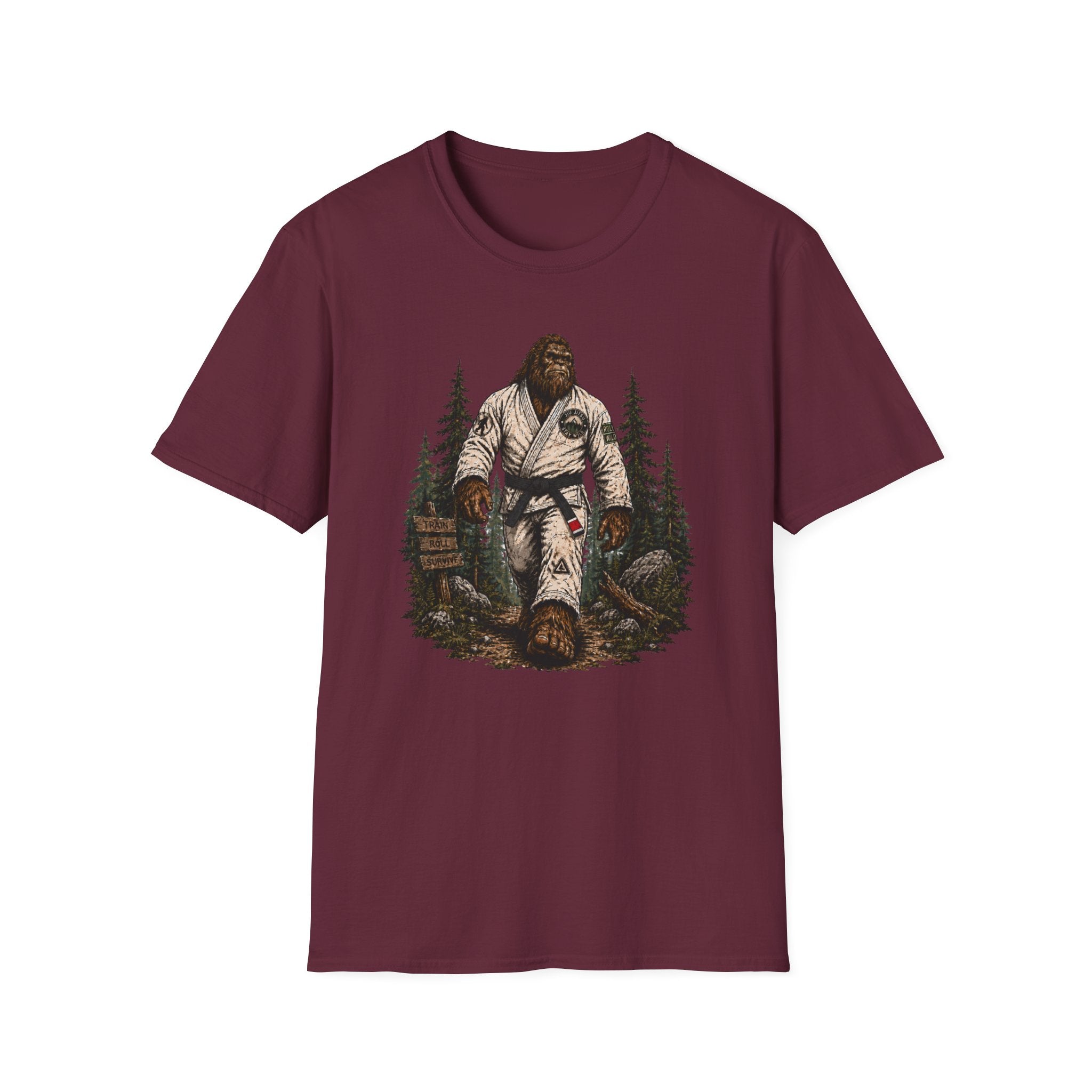Bigfoot Forrest Black Belt T-Shirt