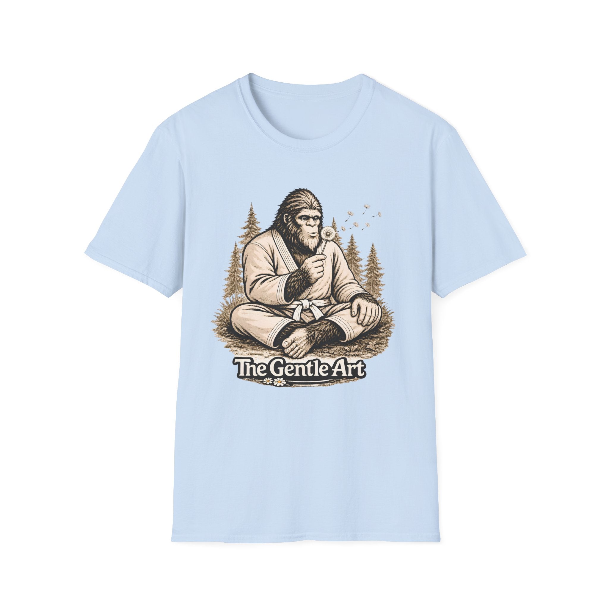 Bigfoot Dandelion White Belt T-Shirt