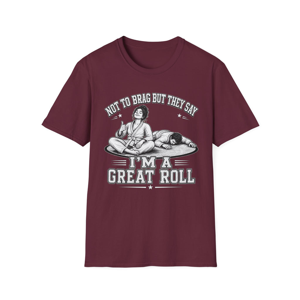 Not to brag W White Belt T-Shirt