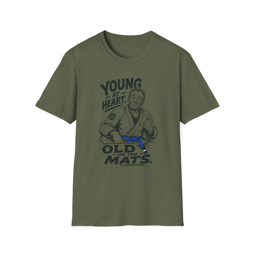 Young at Heart Blue Belt T-Shirt