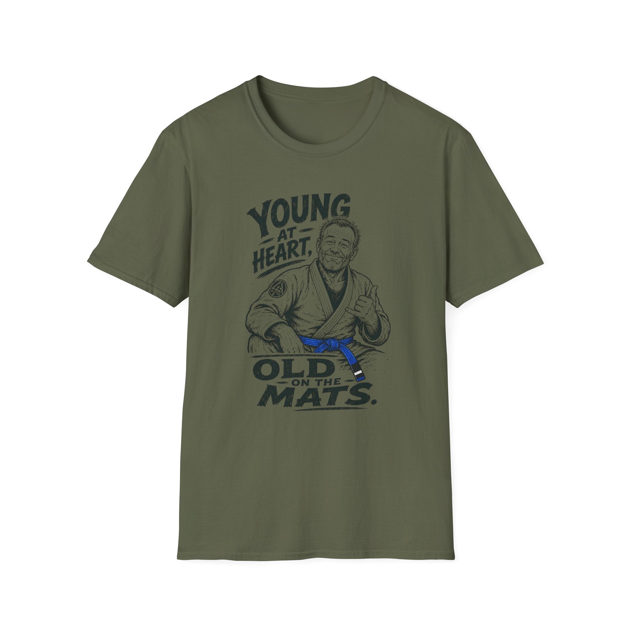 Young at Heart Blue Belt T-Shirt
