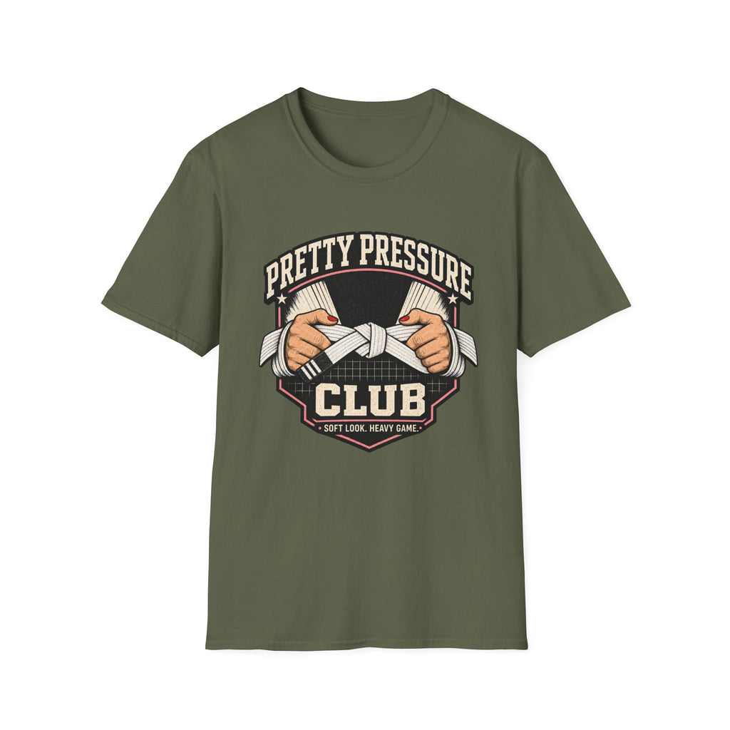 Pretty Pressure White Belt T-Shirt