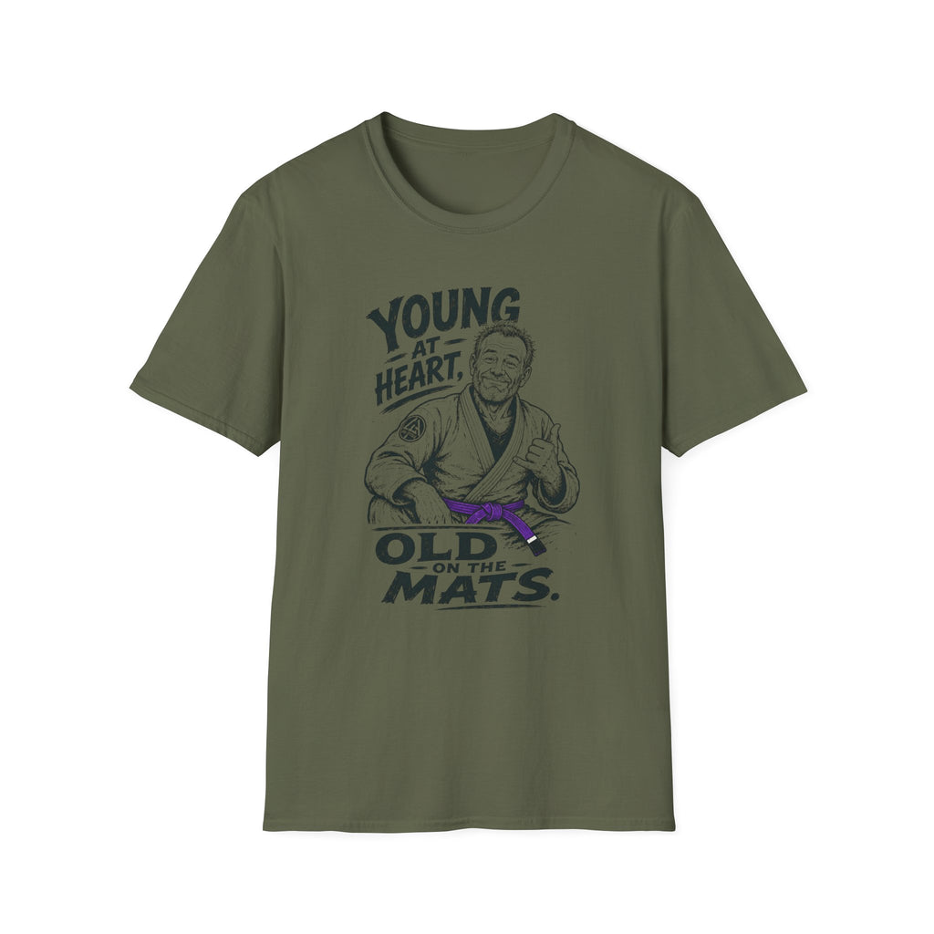 Young at Heart Purple Belt T-Shirt