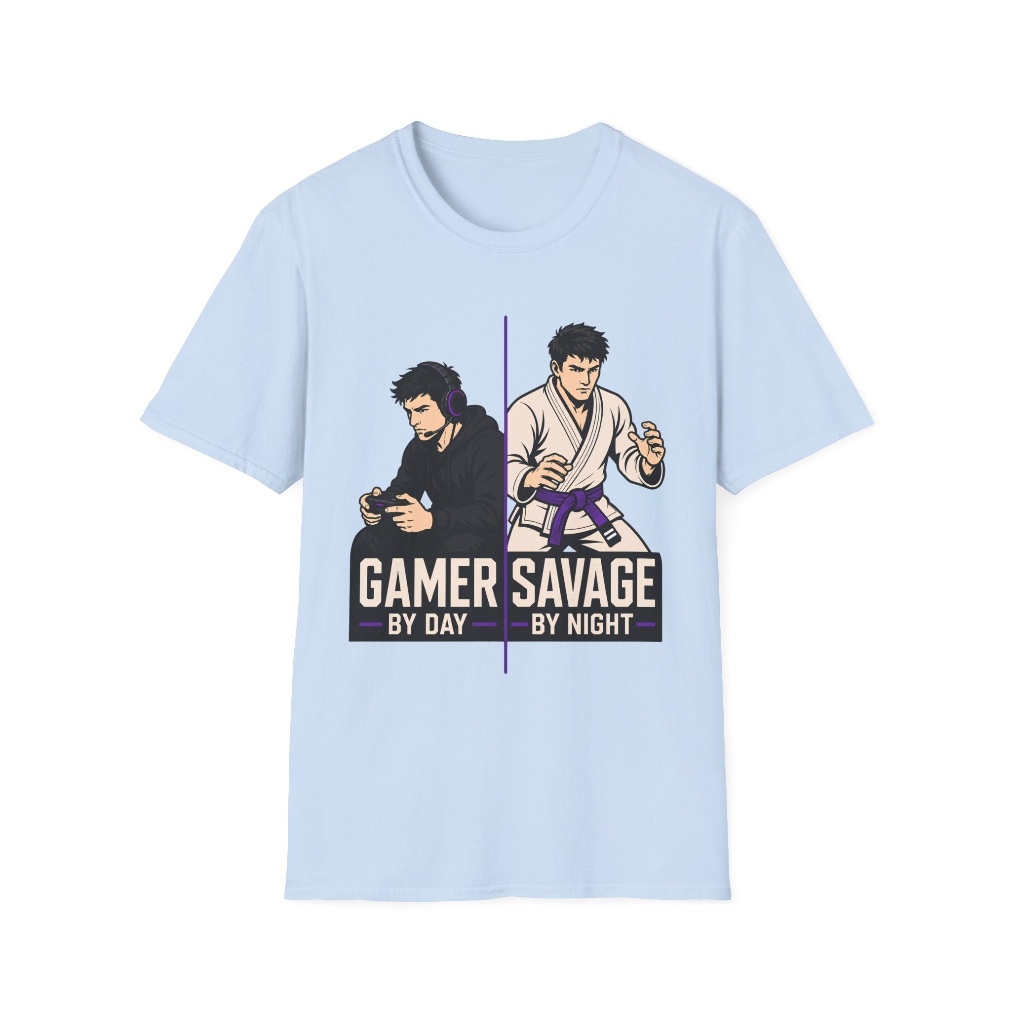Gamer by Day Purple Belt T-Shirt