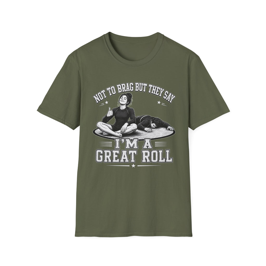 Not to brag W White Belt T-Shirt