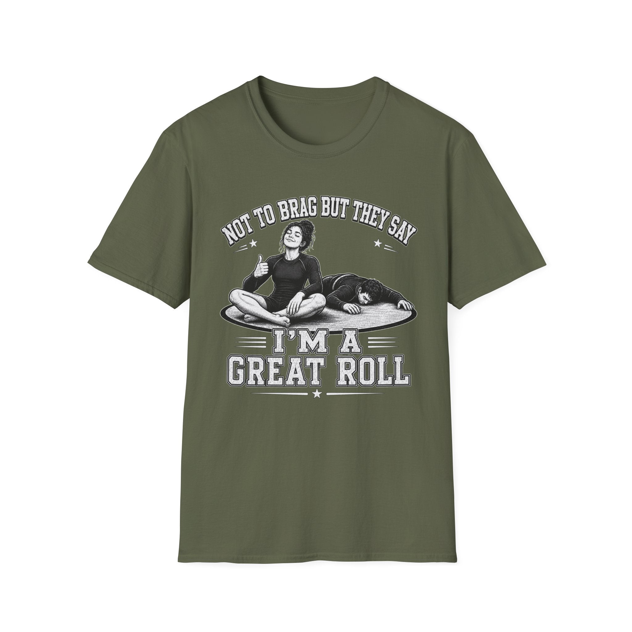 Not to brag W White Belt T-Shirt