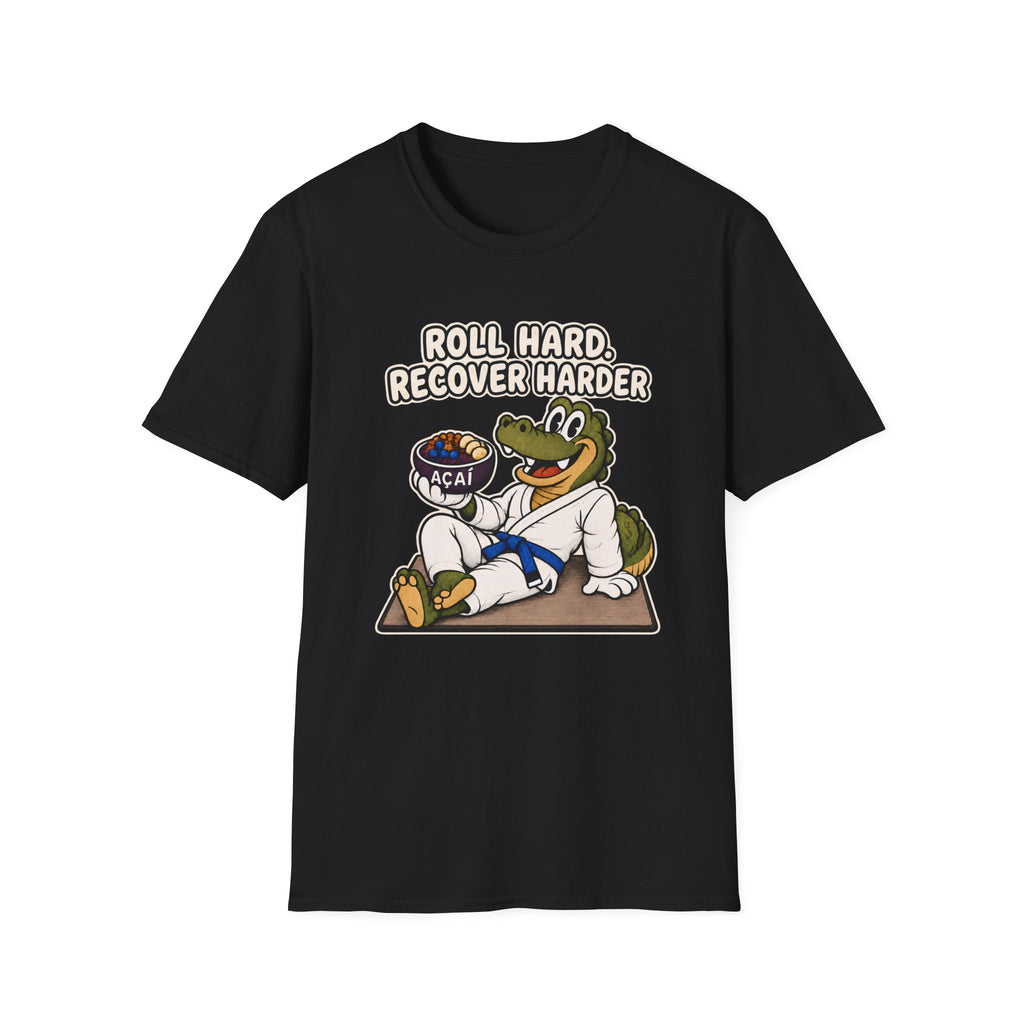 Roll Hard Blue Belt T-Shirt