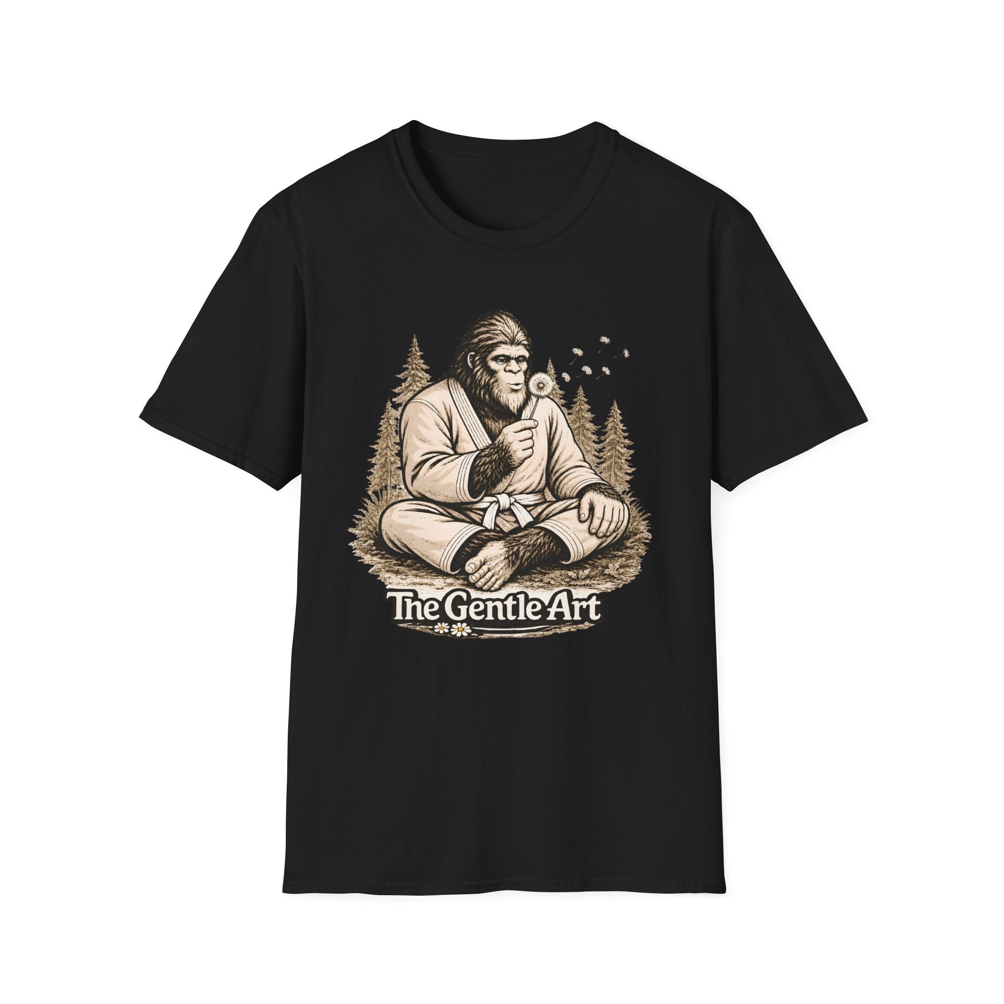 Bigfoot Dandelion White Belt T-Shirt