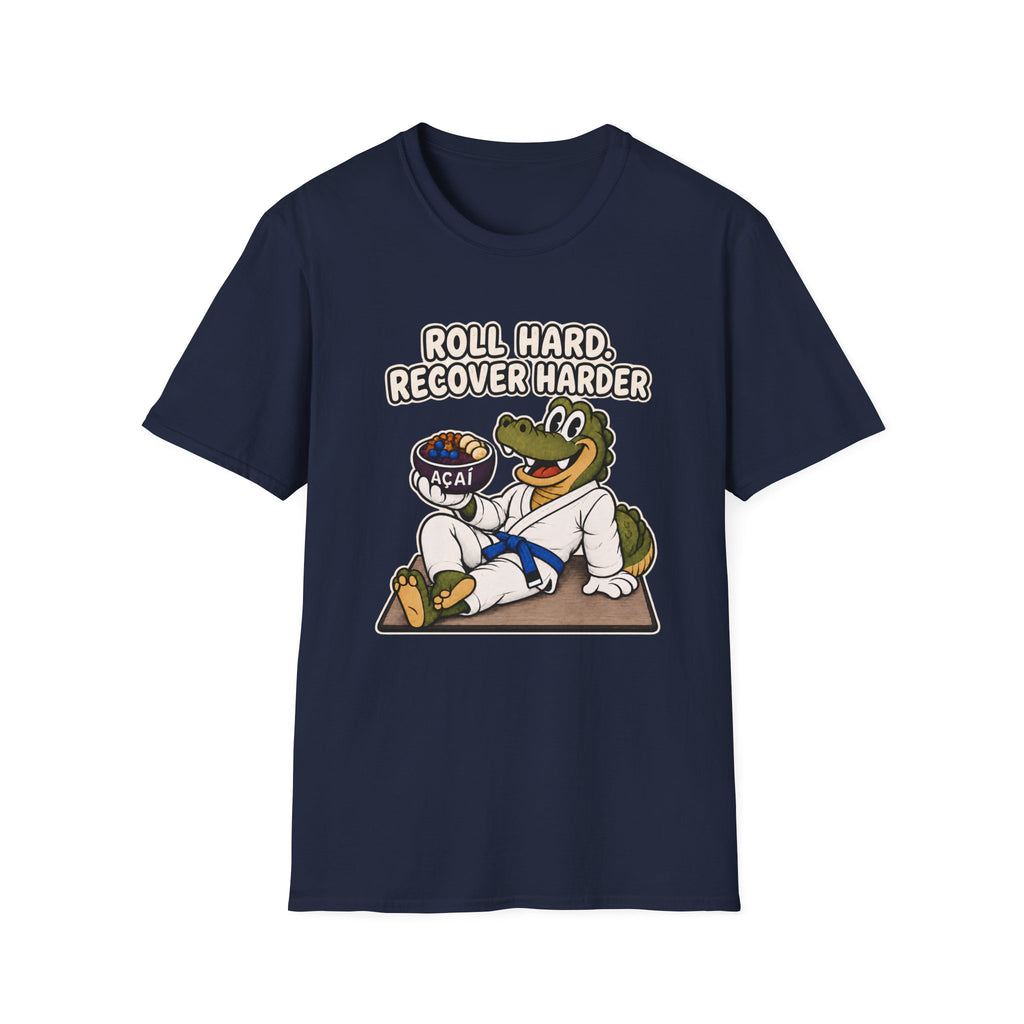 Roll Hard Blue Belt T-Shirt