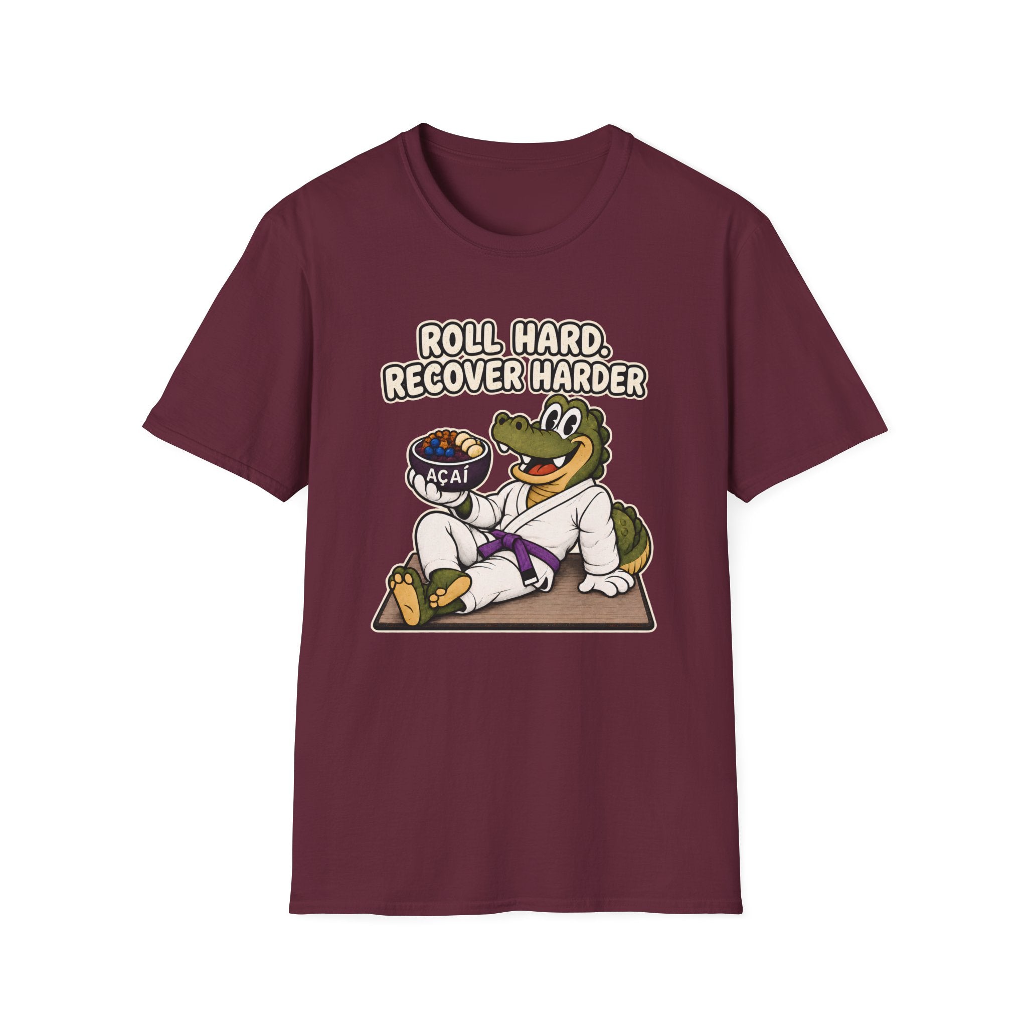 Roll Hard Purple Belt T-Shirt