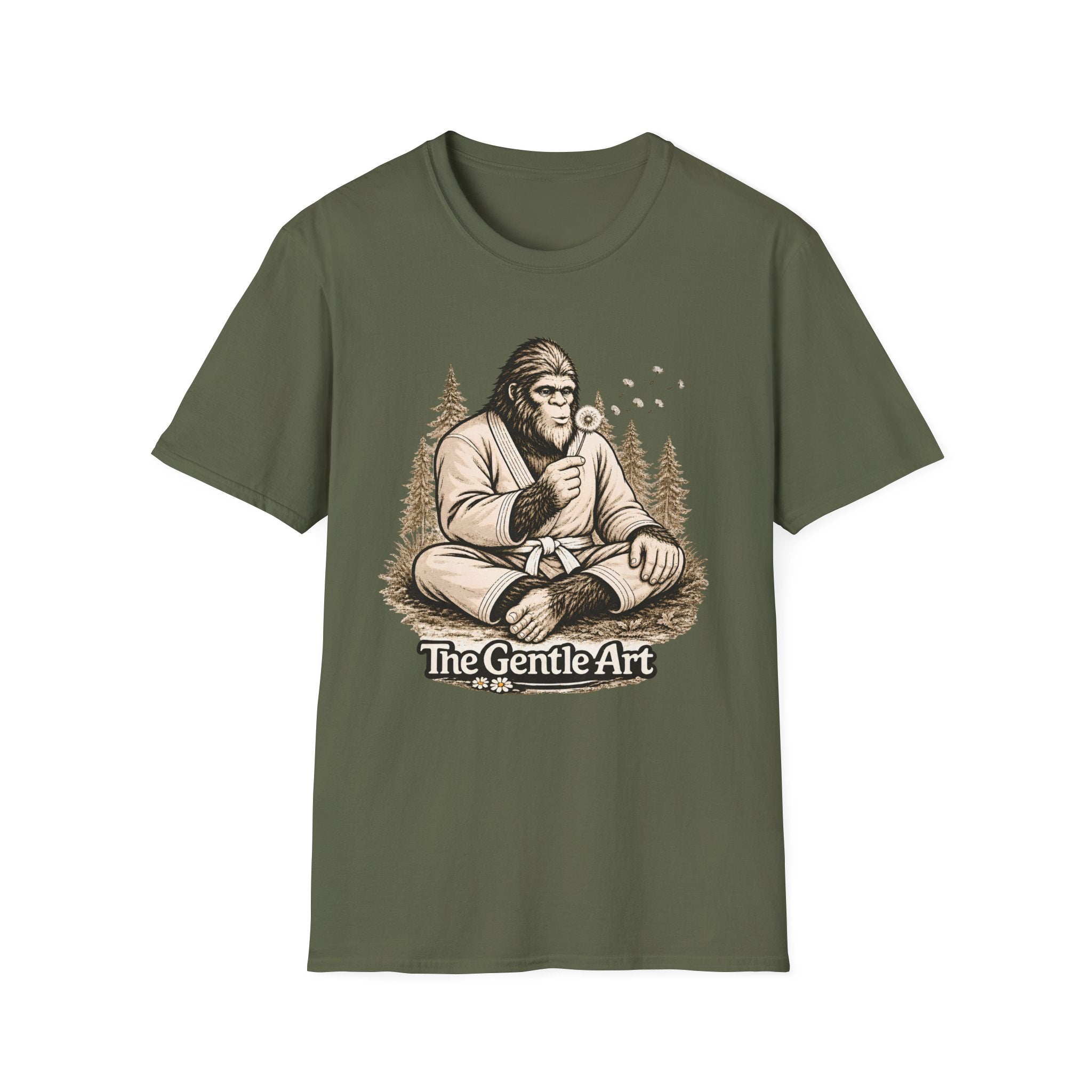 Bigfoot Dandelion White Belt T-Shirt
