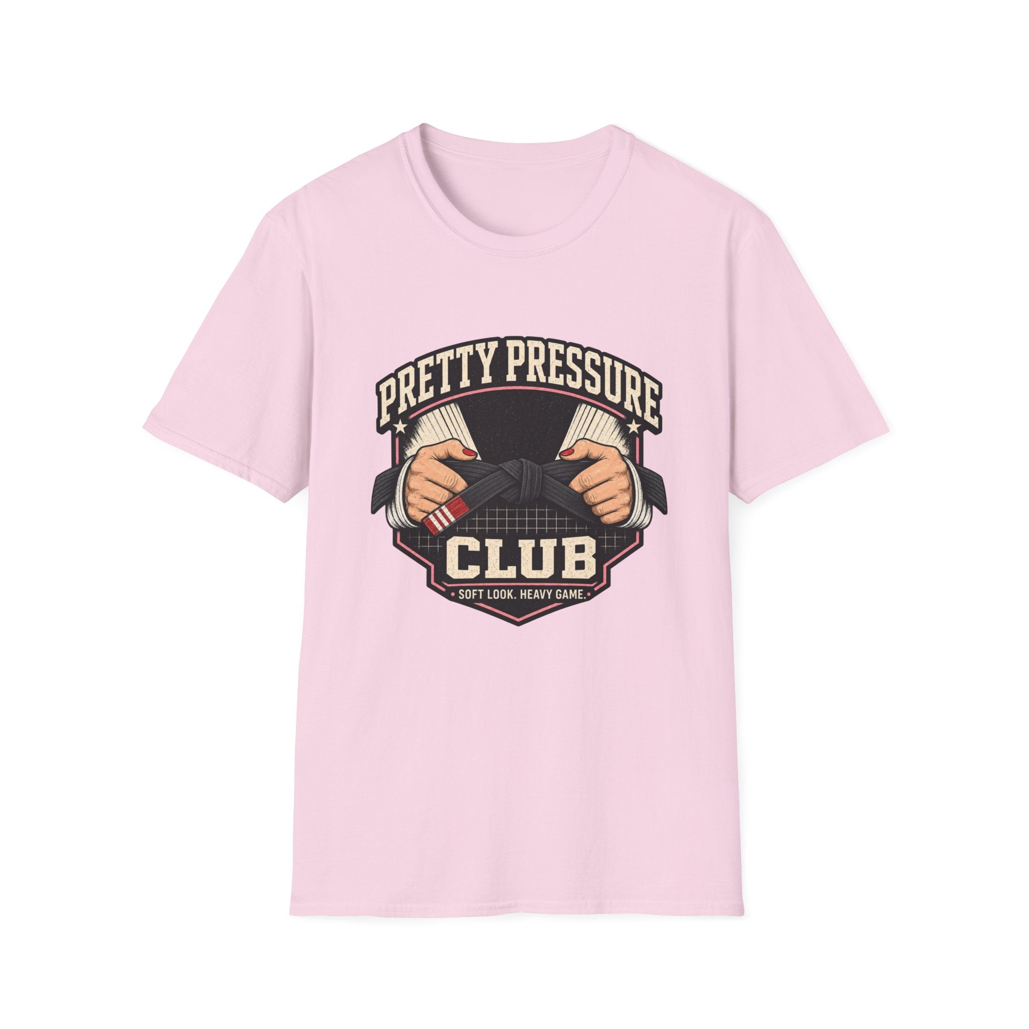 Pretty Pressure Black Belt T-Shirt