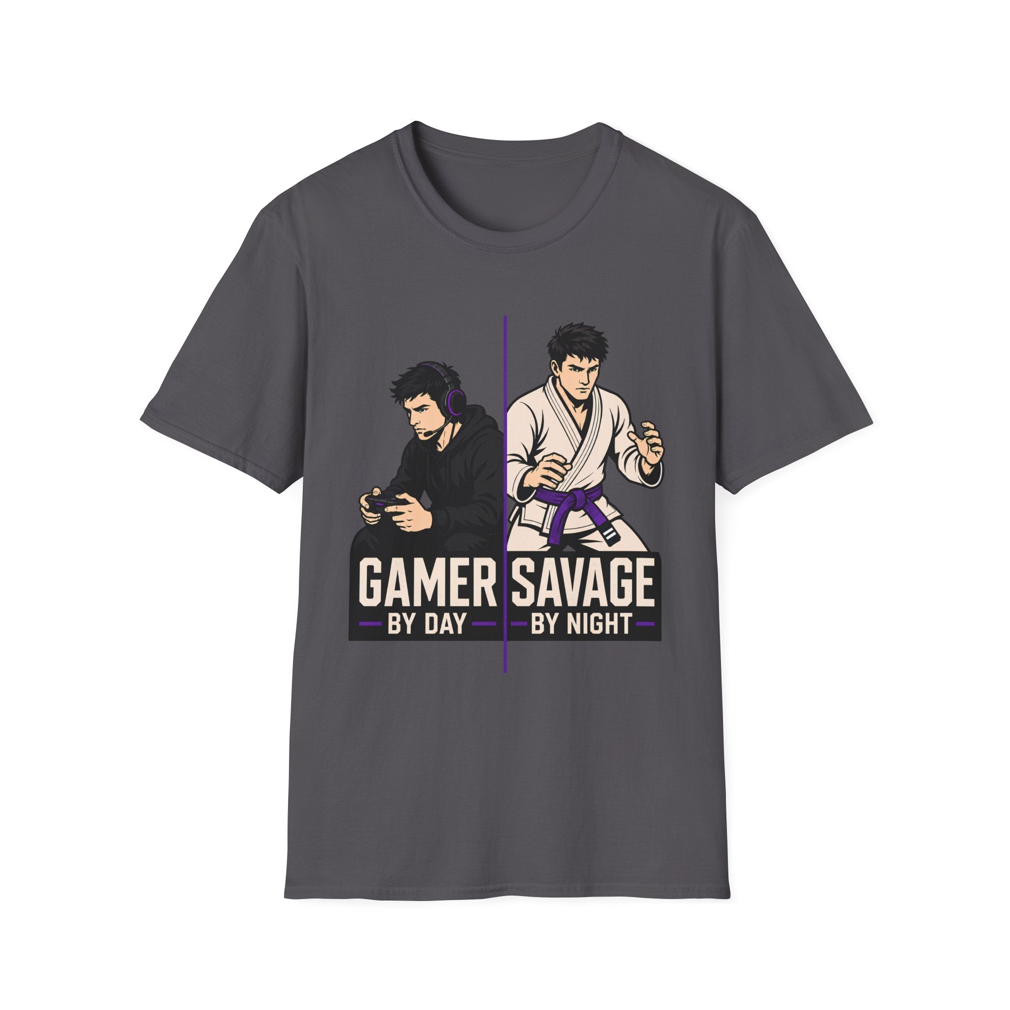 Gamer by Day Purple Belt T-Shirt
