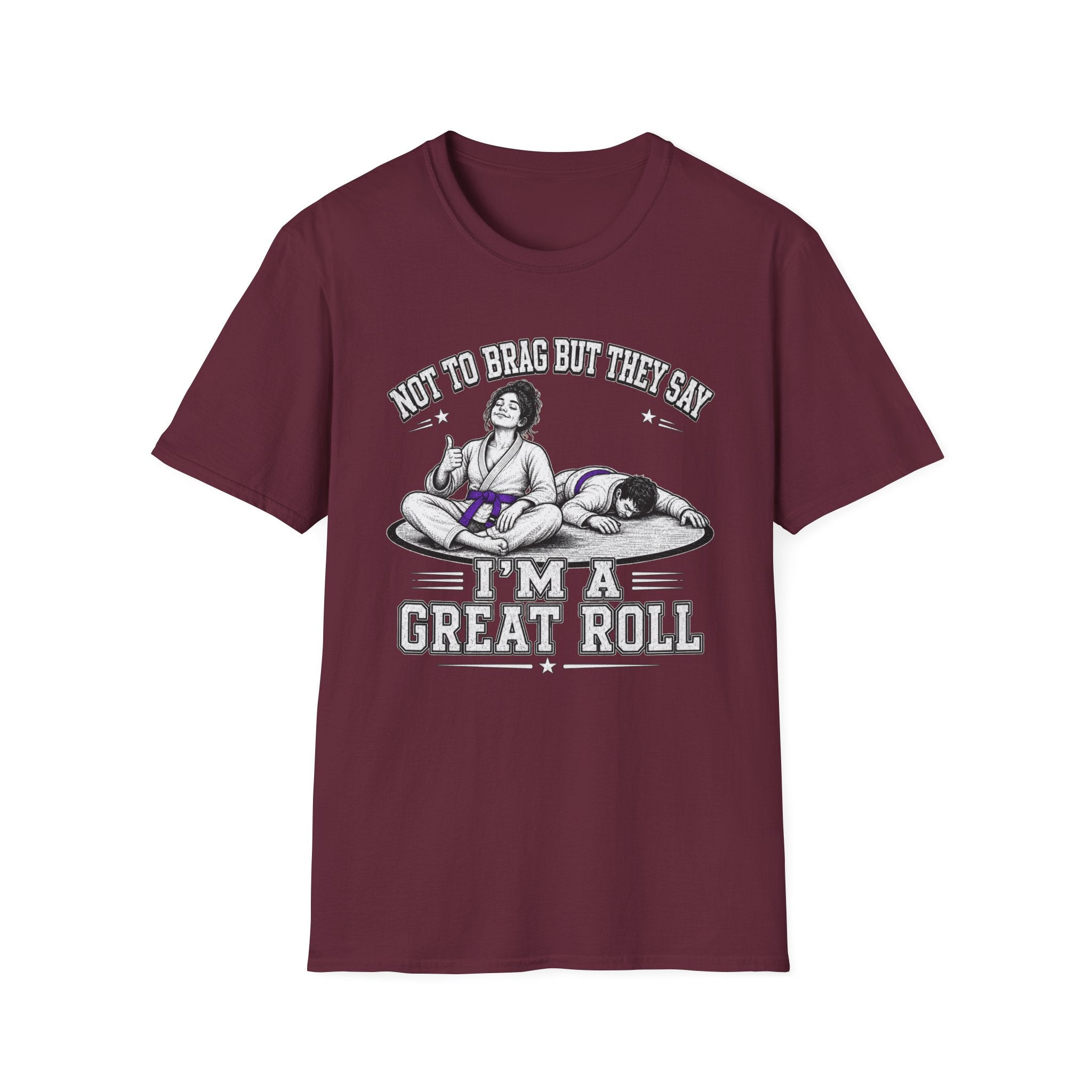 Not to brag W Black Belt T-Shirt