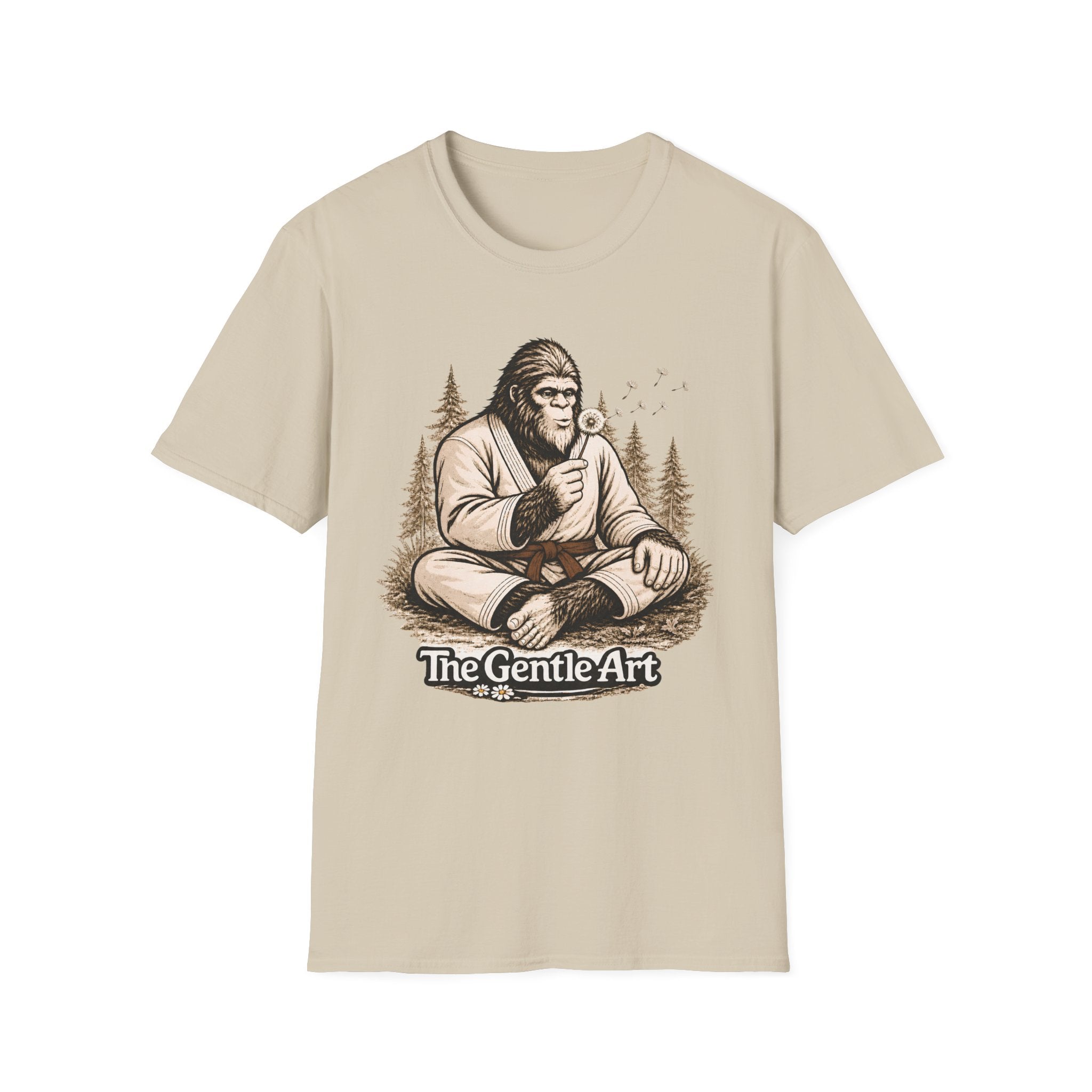 Bigfoot Dandelion Brown Belt T-Shirt