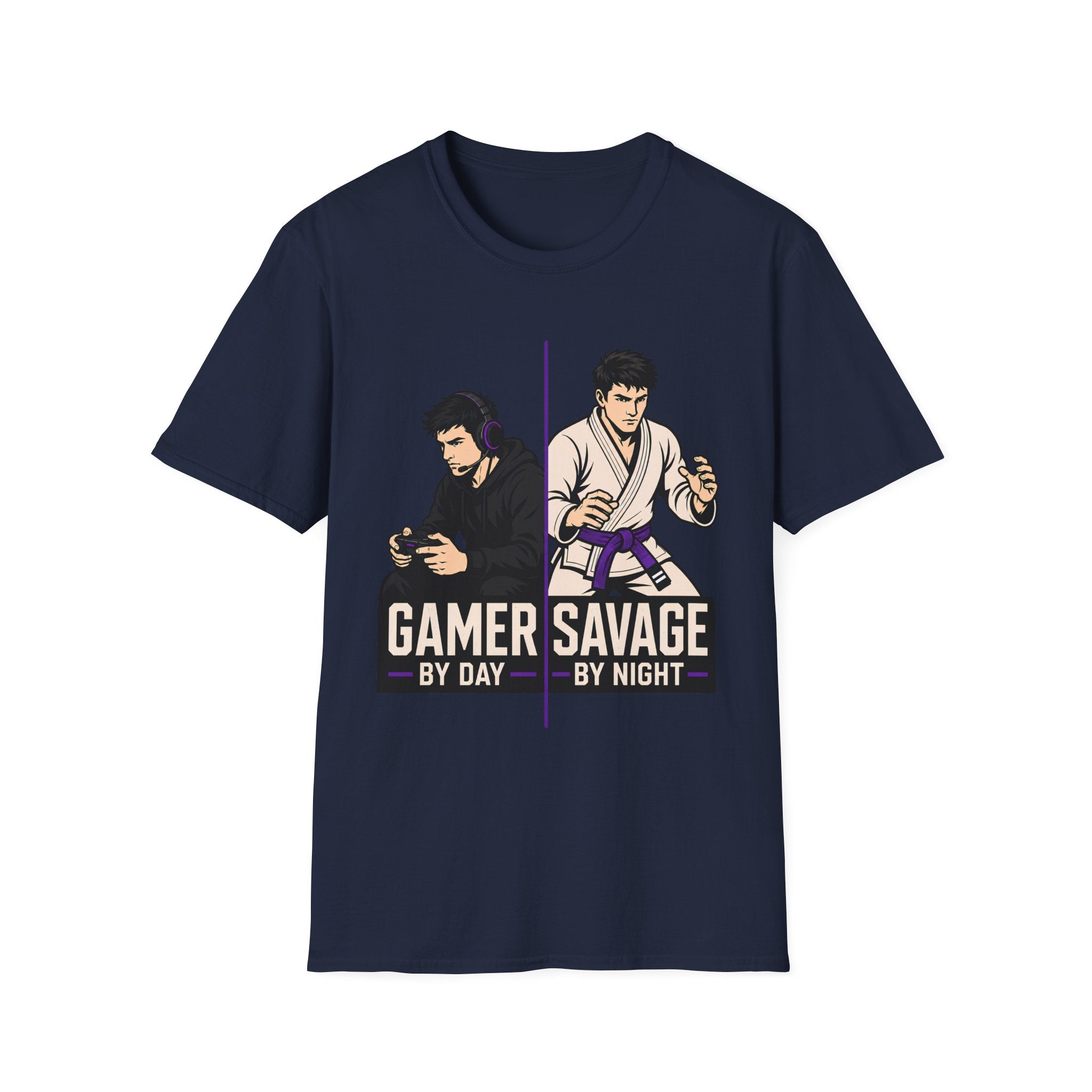 Gamer by Day Purple Belt T-Shirt