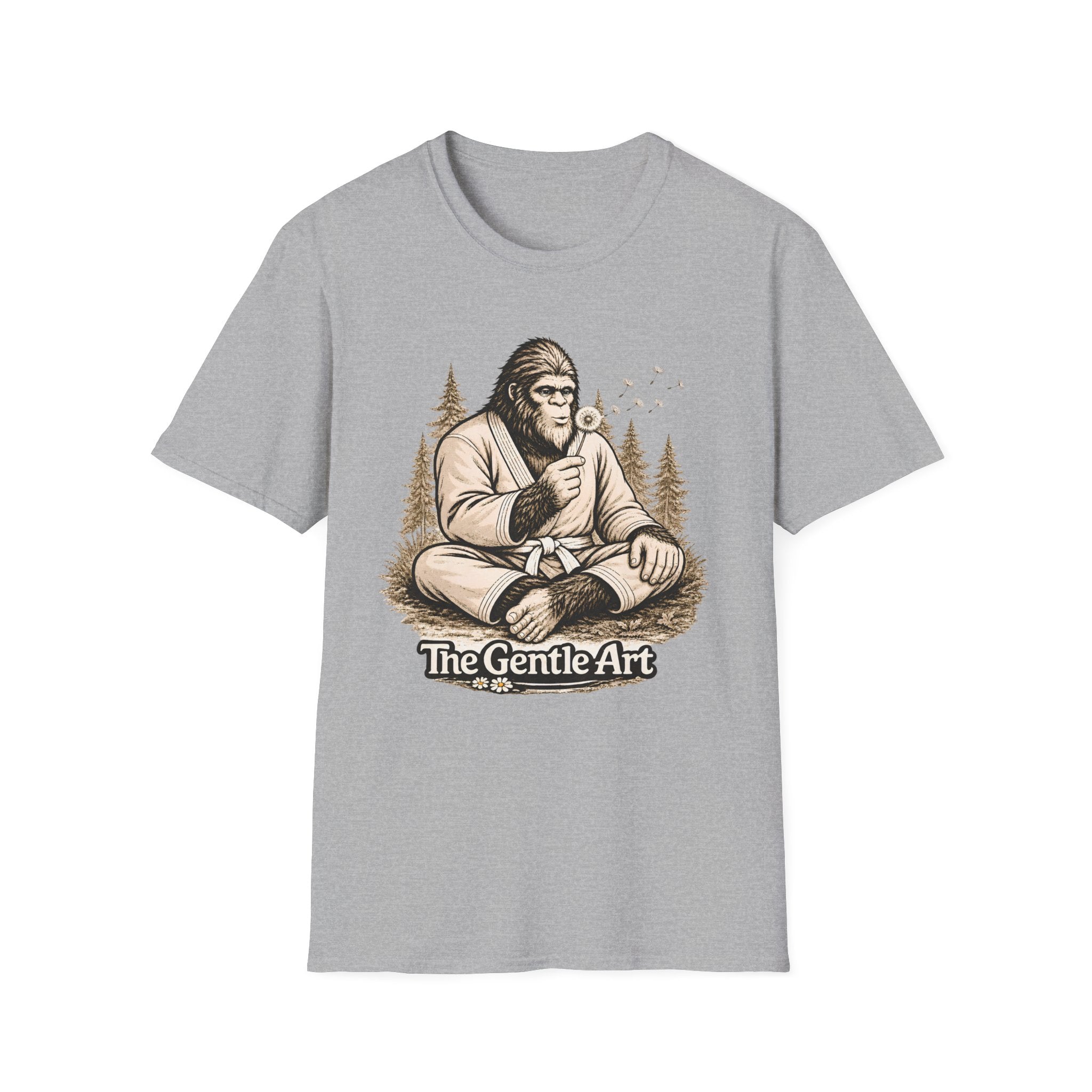 Bigfoot Dandelion White Belt T-Shirt