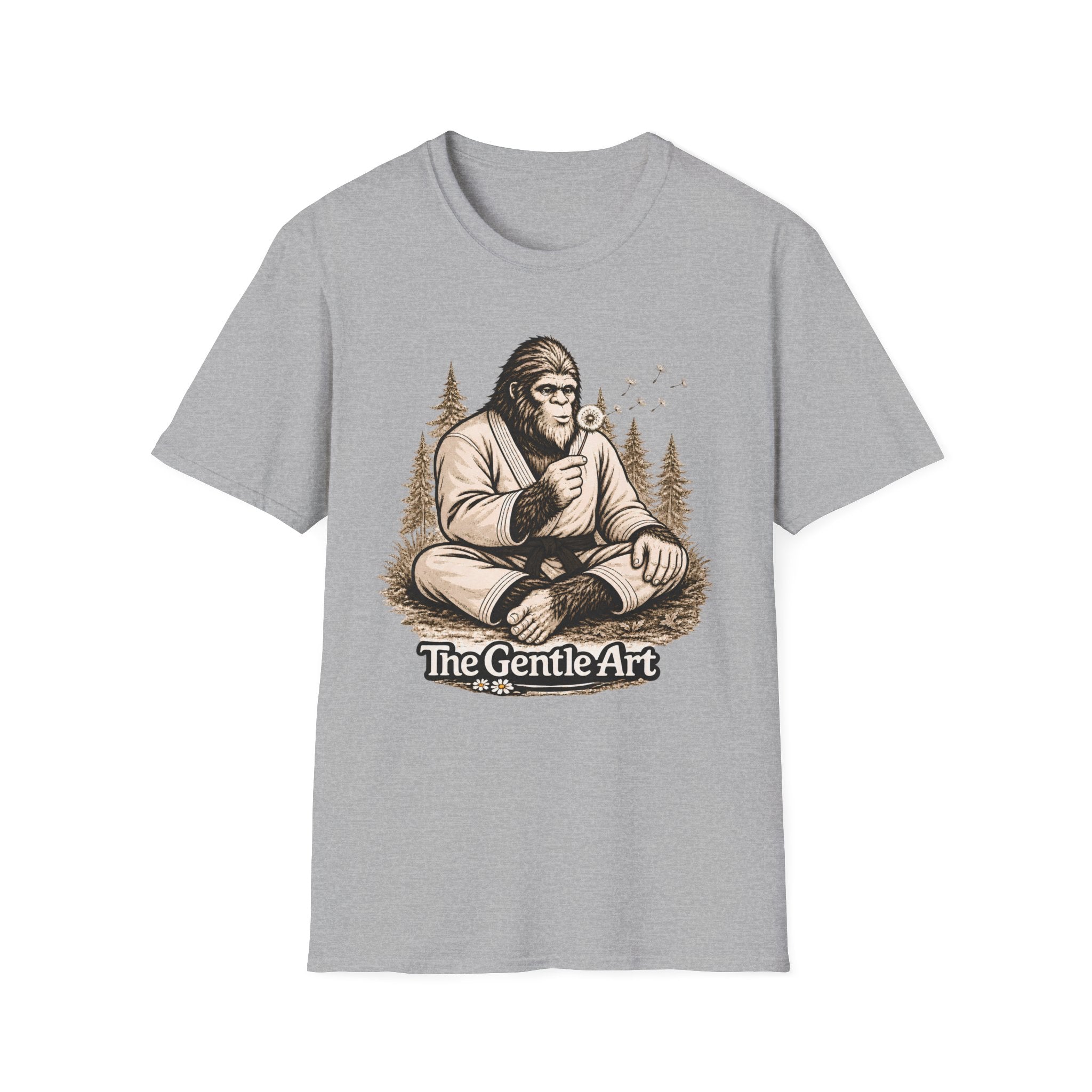 Bigfoot Dandelion Black Belt T-Shirt