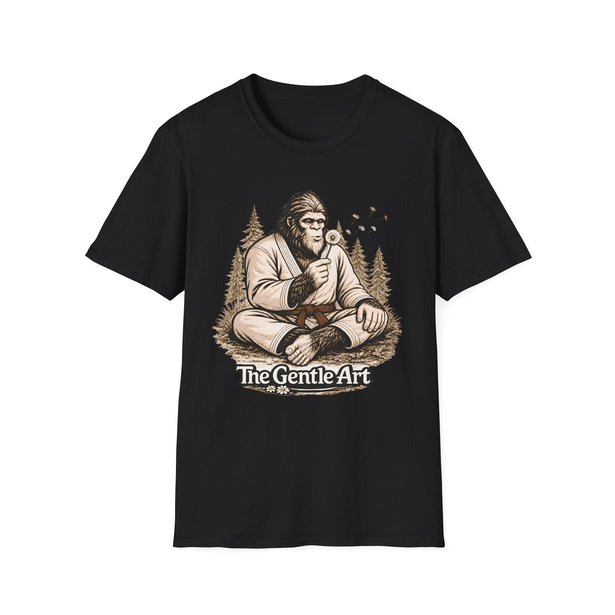 Bigfoot Dandelion Brown Belt T-Shirt