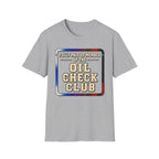 Paid Up Oil Check T-Shirt